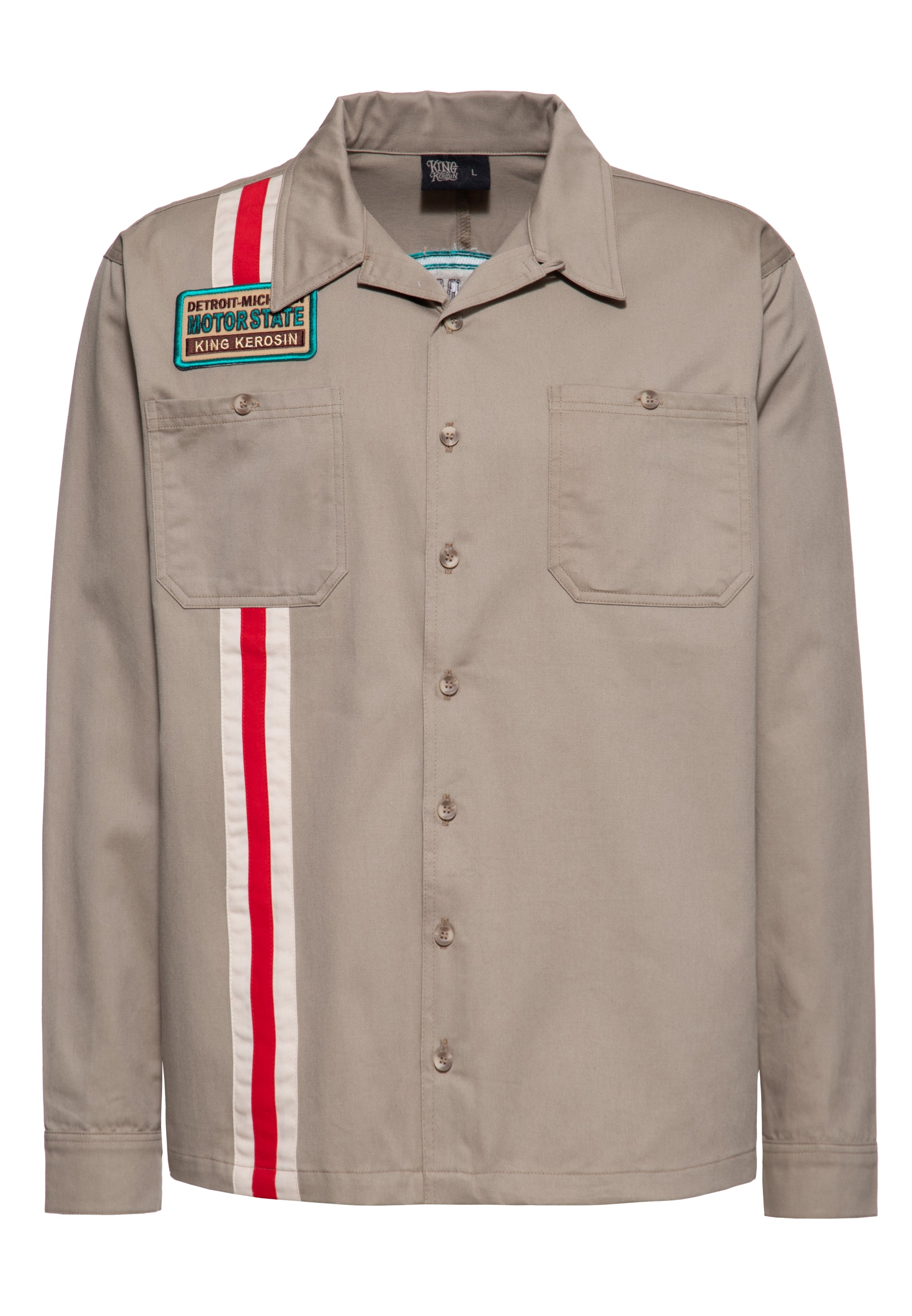 King Kerosin - Langarmhemd «Kustom Kulture V8»
