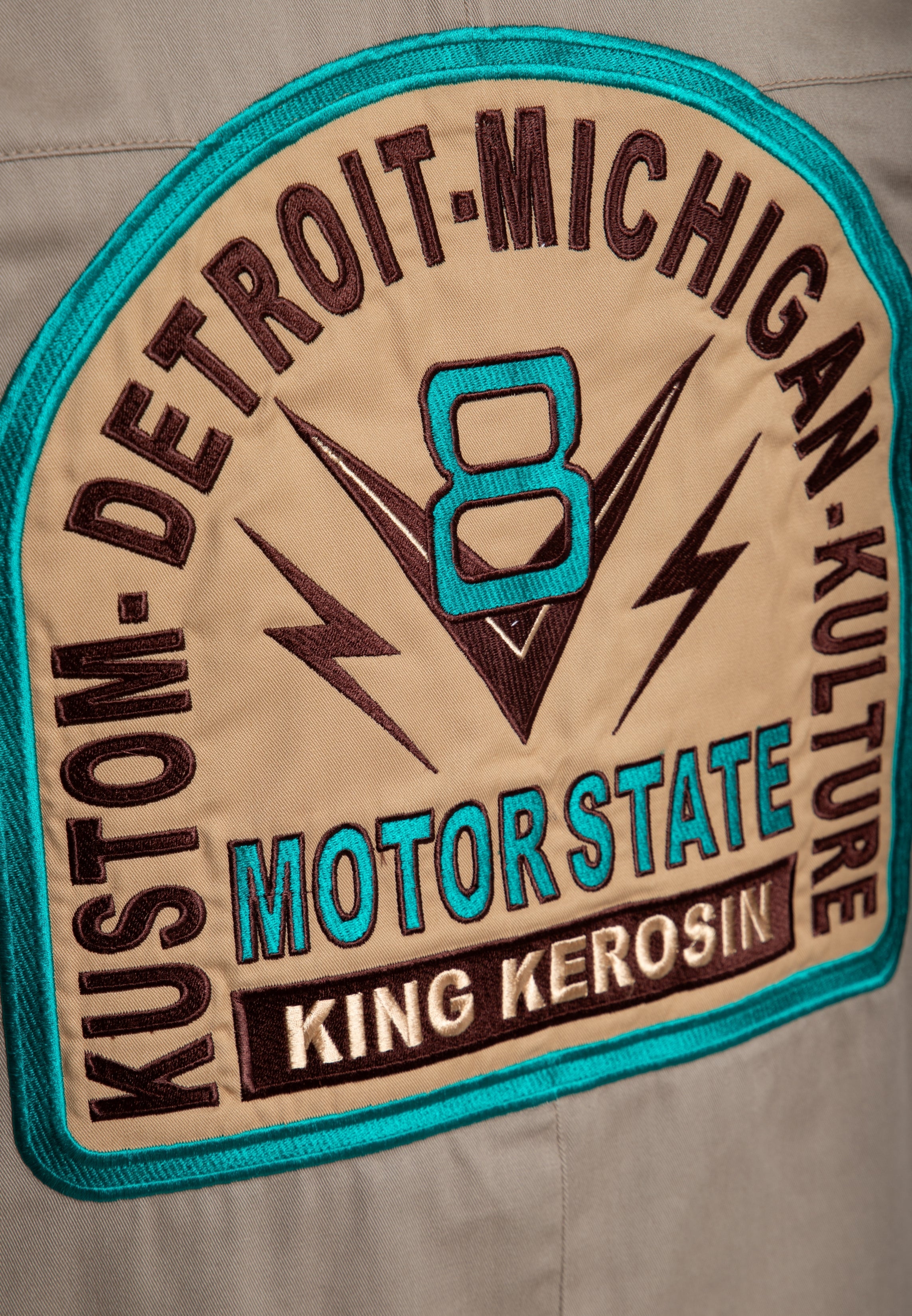 King Kerosin - Langarmhemd «Kustom Kulture V8»