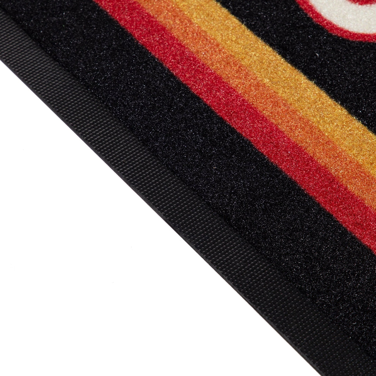 Motorradmatte 'Never Fuck a Fucker' in Schwarz – Motorradmatte von King Kerosin - Ansicht 5