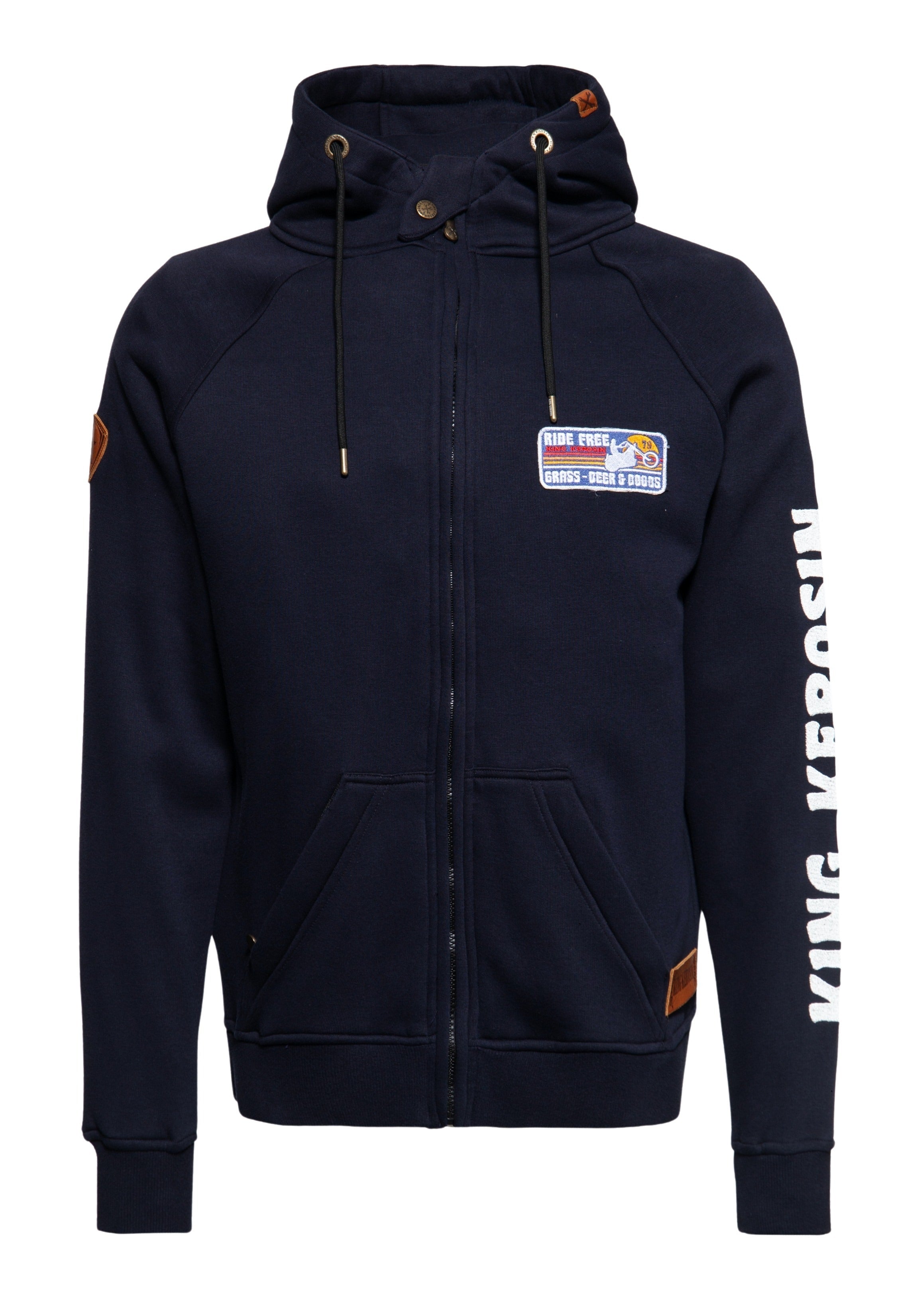 Outdoor Sweatjacke «KK Adventure Gear - Ride Free» Sweatjacken von King Kerosin