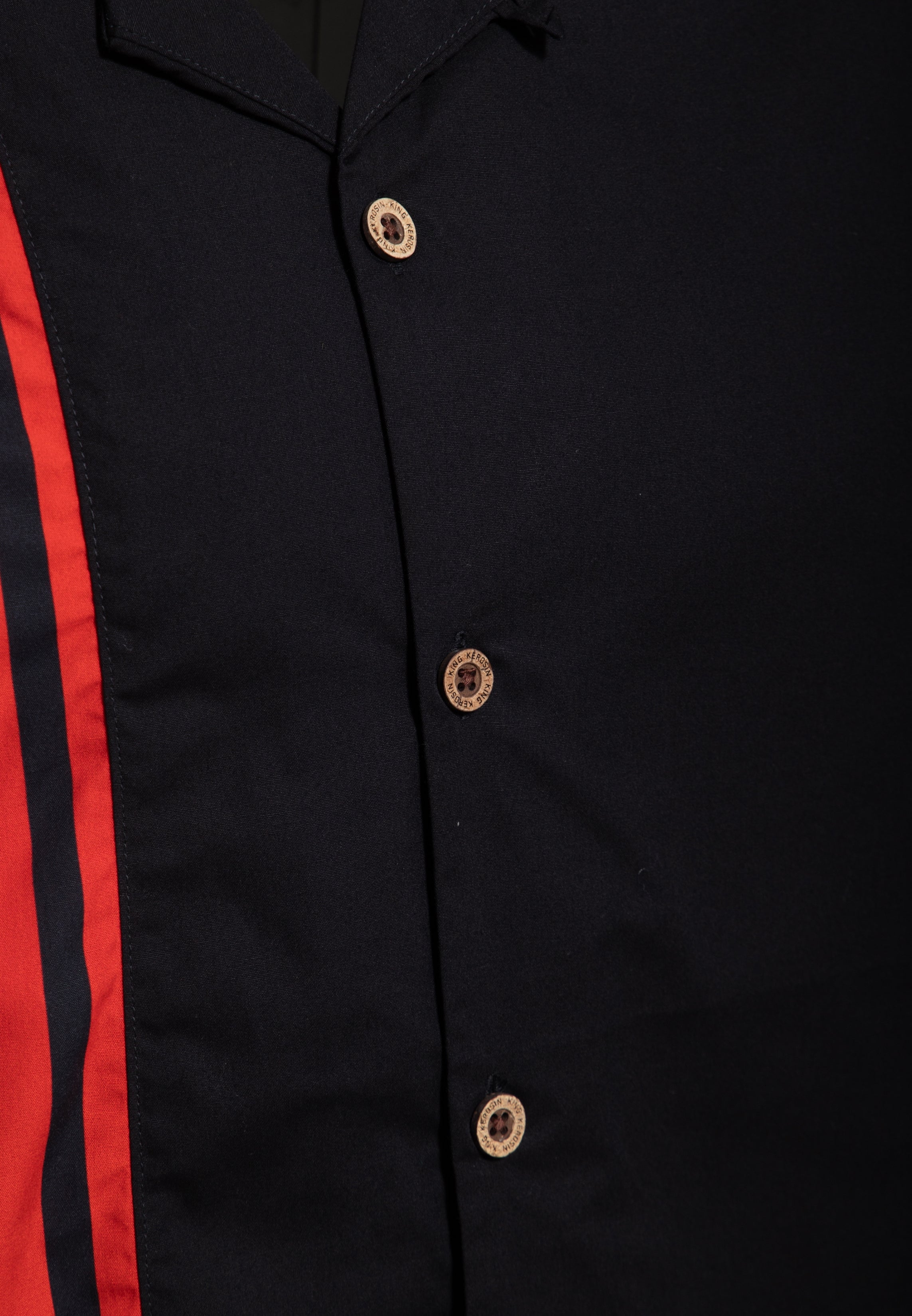 Panel Hemd 'Rockabailly Devil' in Schwarz Hemden - Kurzarm von King Kerosin