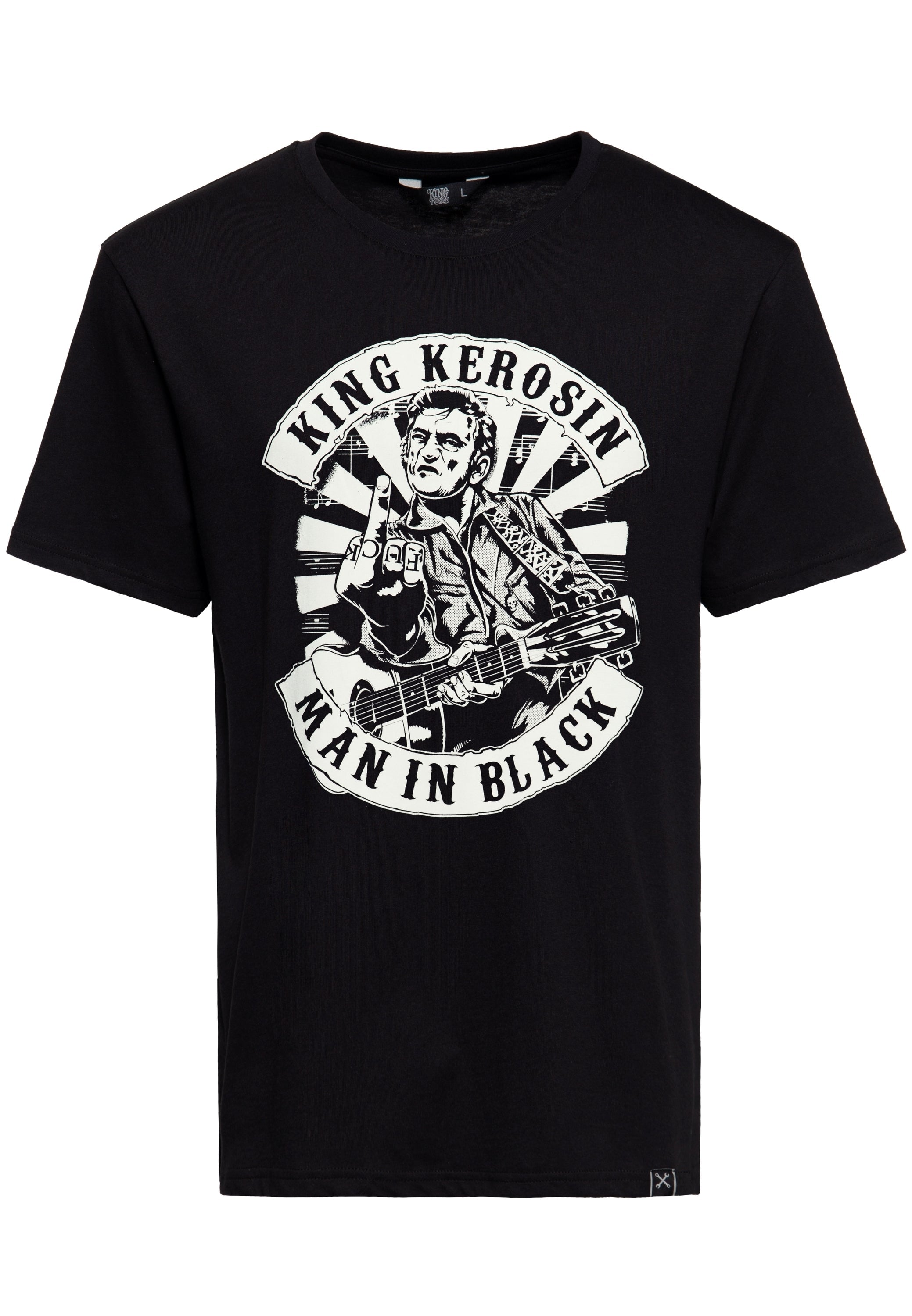 King Kerosin - Print T-Shirt «Man in Black»