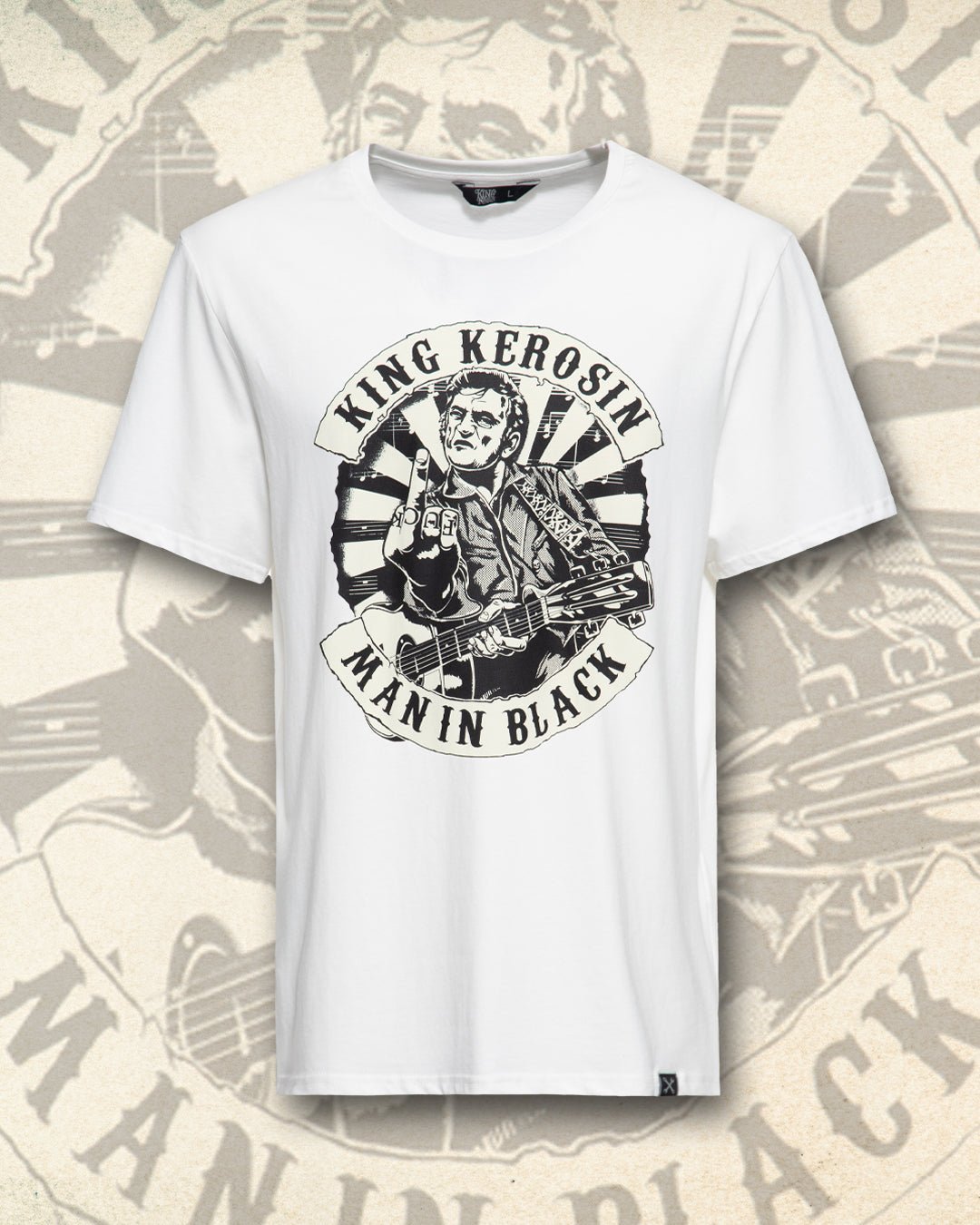 King Kerosin - Print T-Shirt «Man in Black»