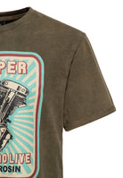 King Kerosin - Print T-Shirt «No Ride No Life»