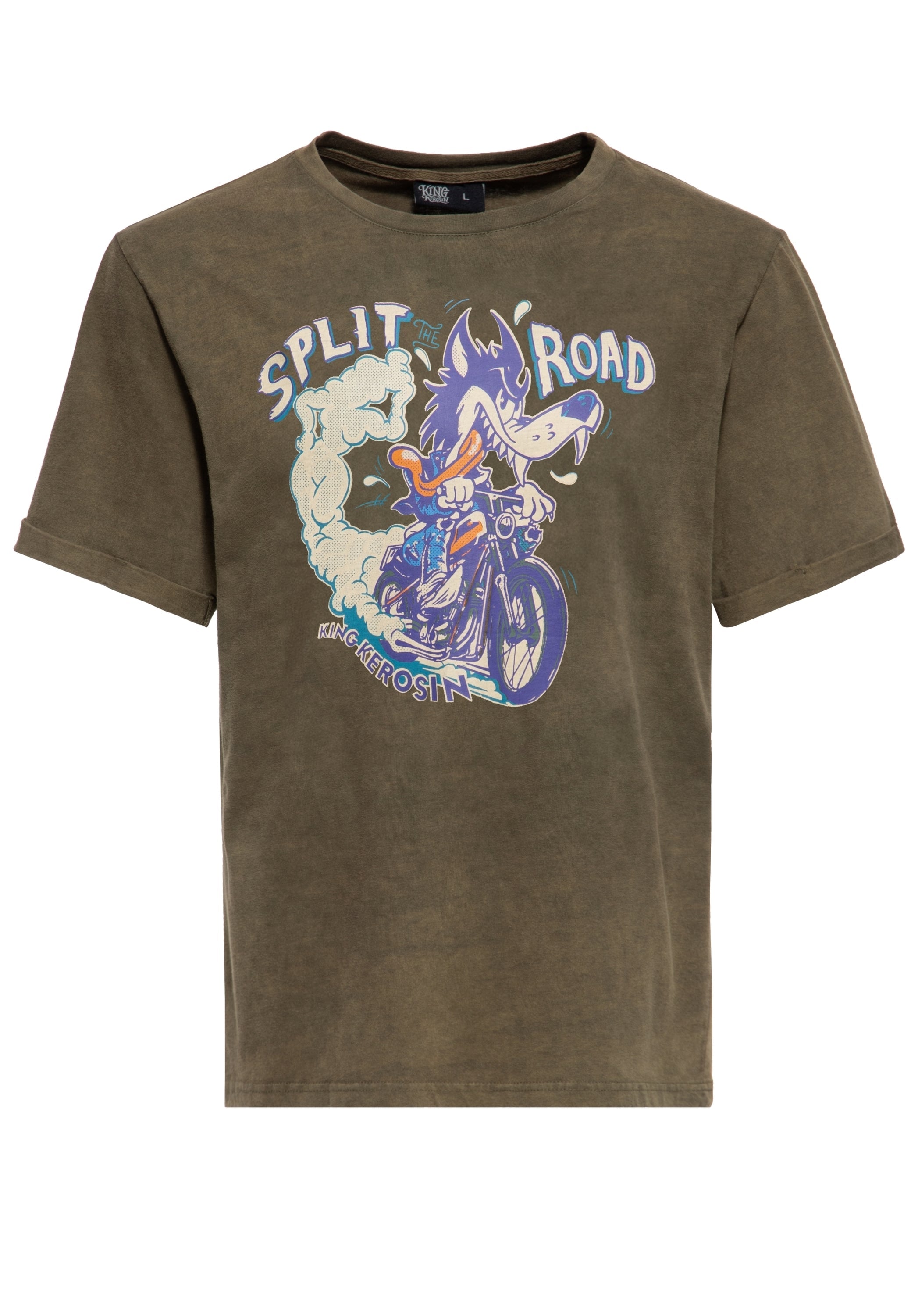 King Kerosin - Print T-Shirt «Split Road»