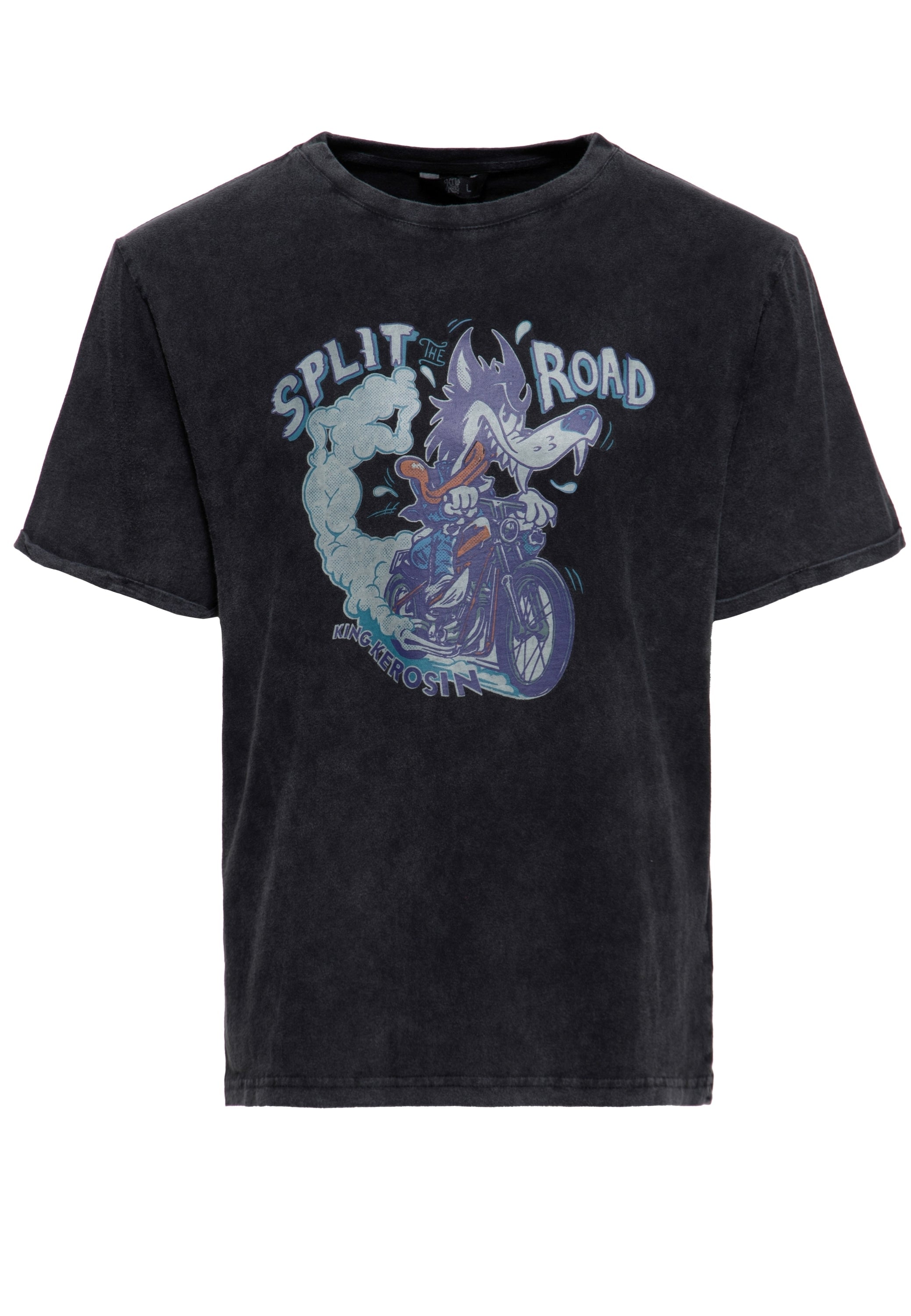 King Kerosin - Print T-Shirt «Split Road»