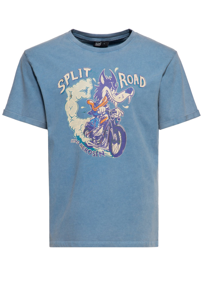 King Kerosin - Print T-Shirt «Split Road»
