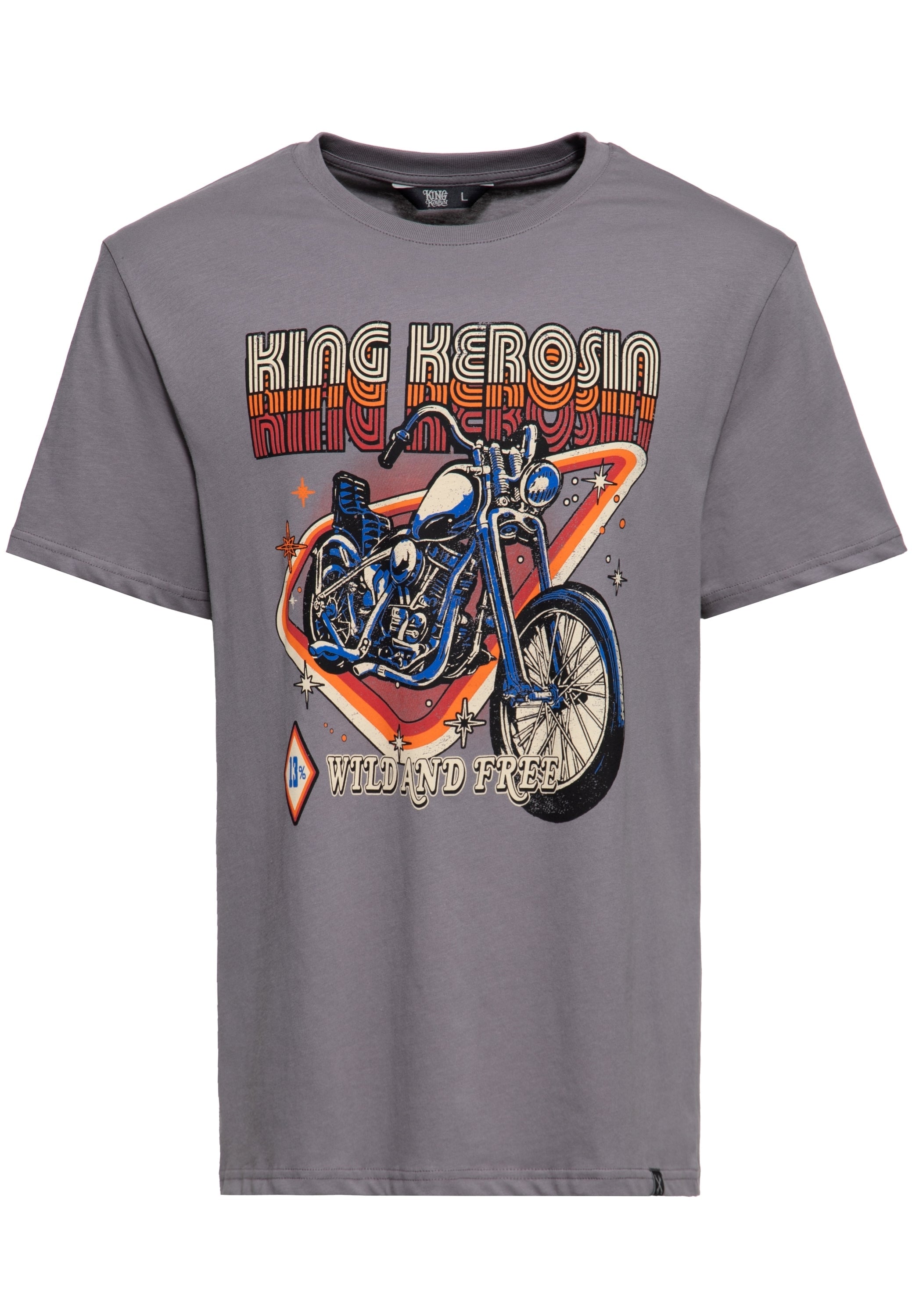 King Kerosin - Print T-Shirt «Wild & Free»