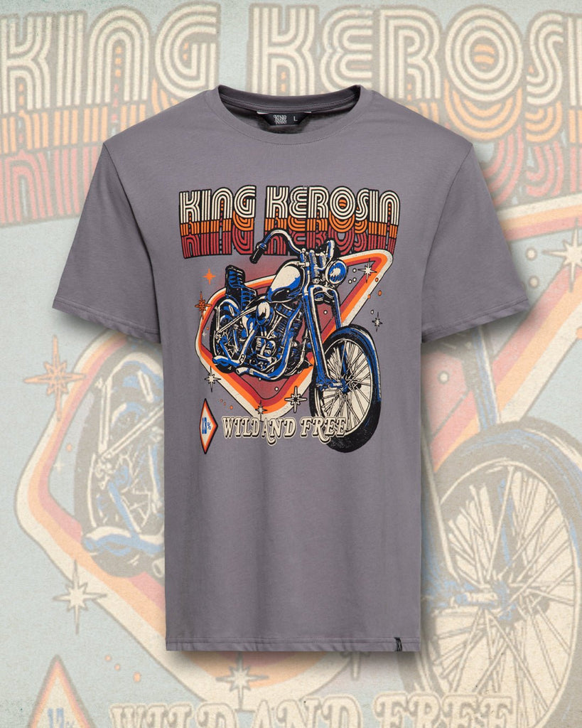 King Kerosin - Print T-Shirt «Wild & Free»
