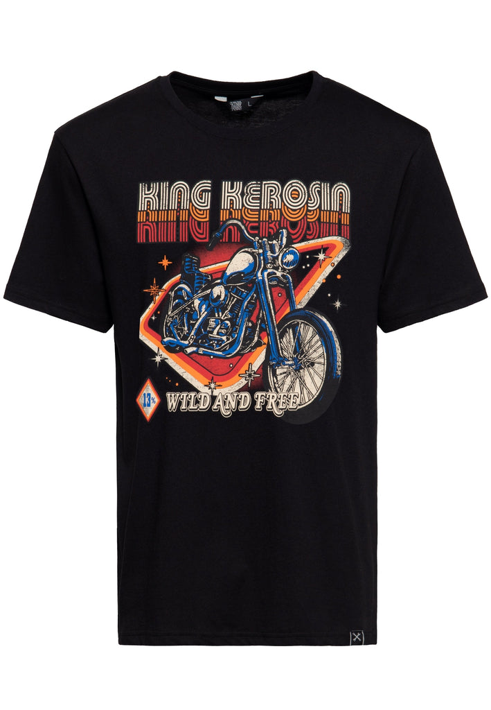 King Kerosin - Print T-Shirt «Wild & Free»