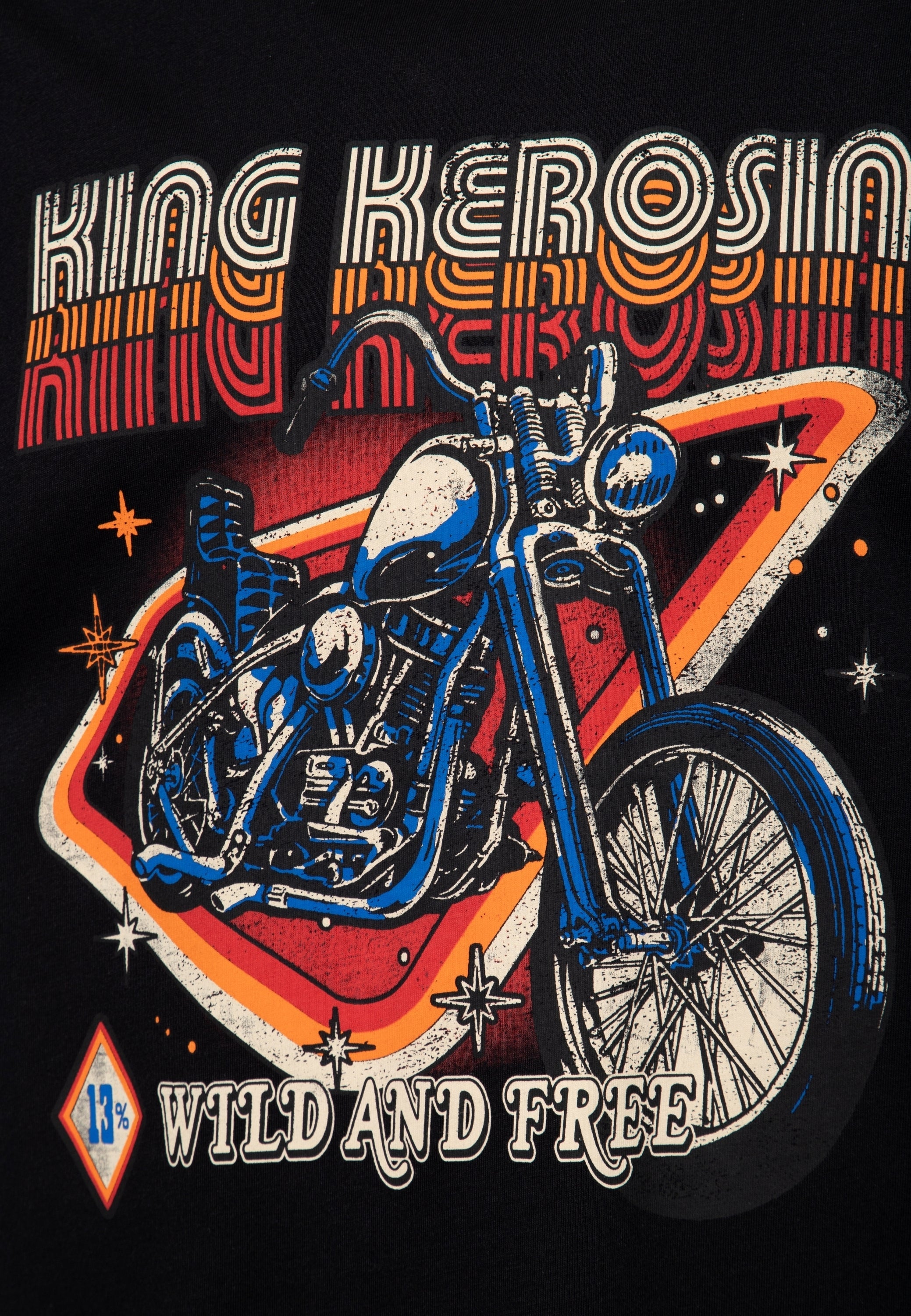 King Kerosin - Print T-Shirt «Wild & Free»