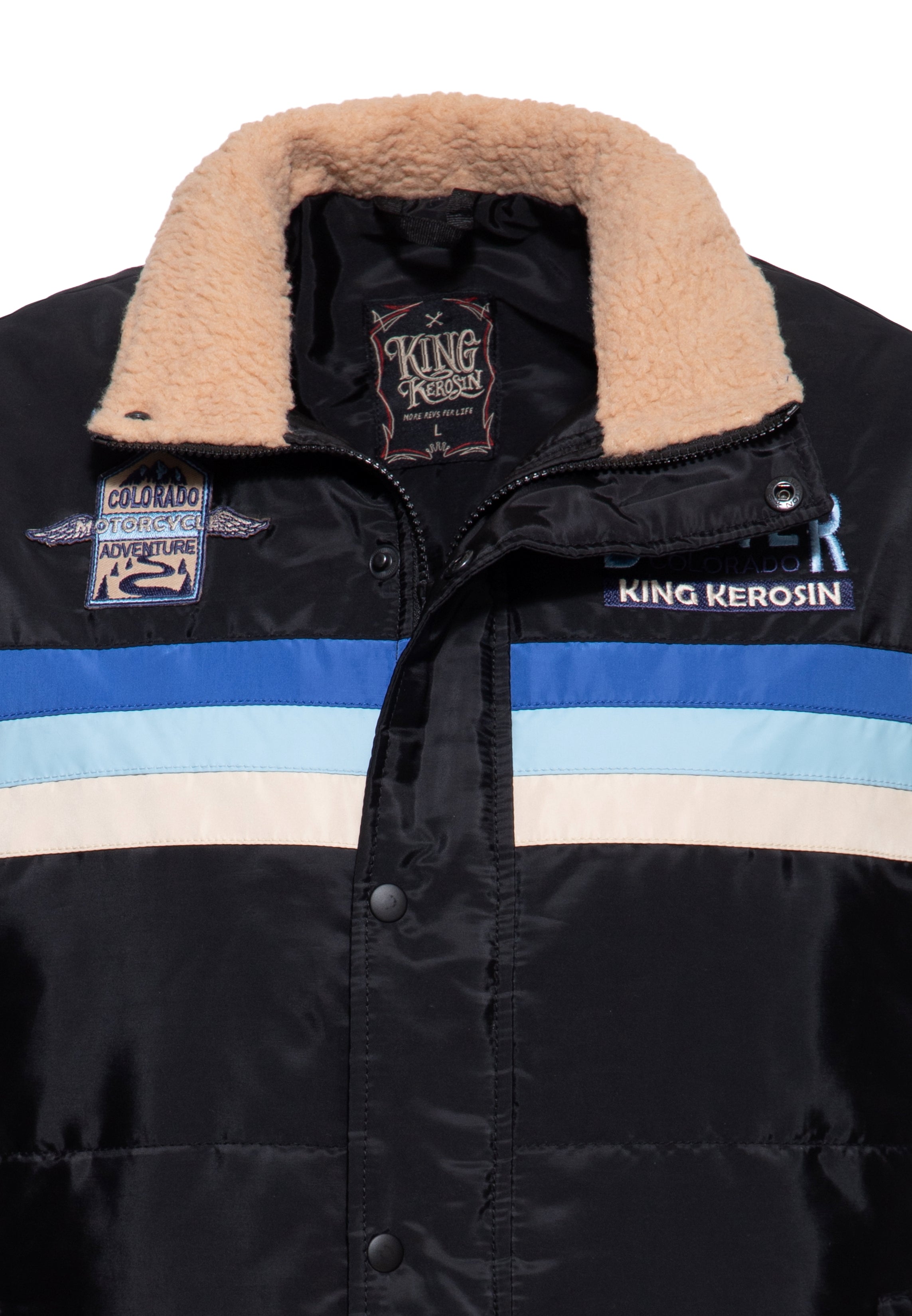 King Kerosin - Puffer Weste «Motor Traveller»