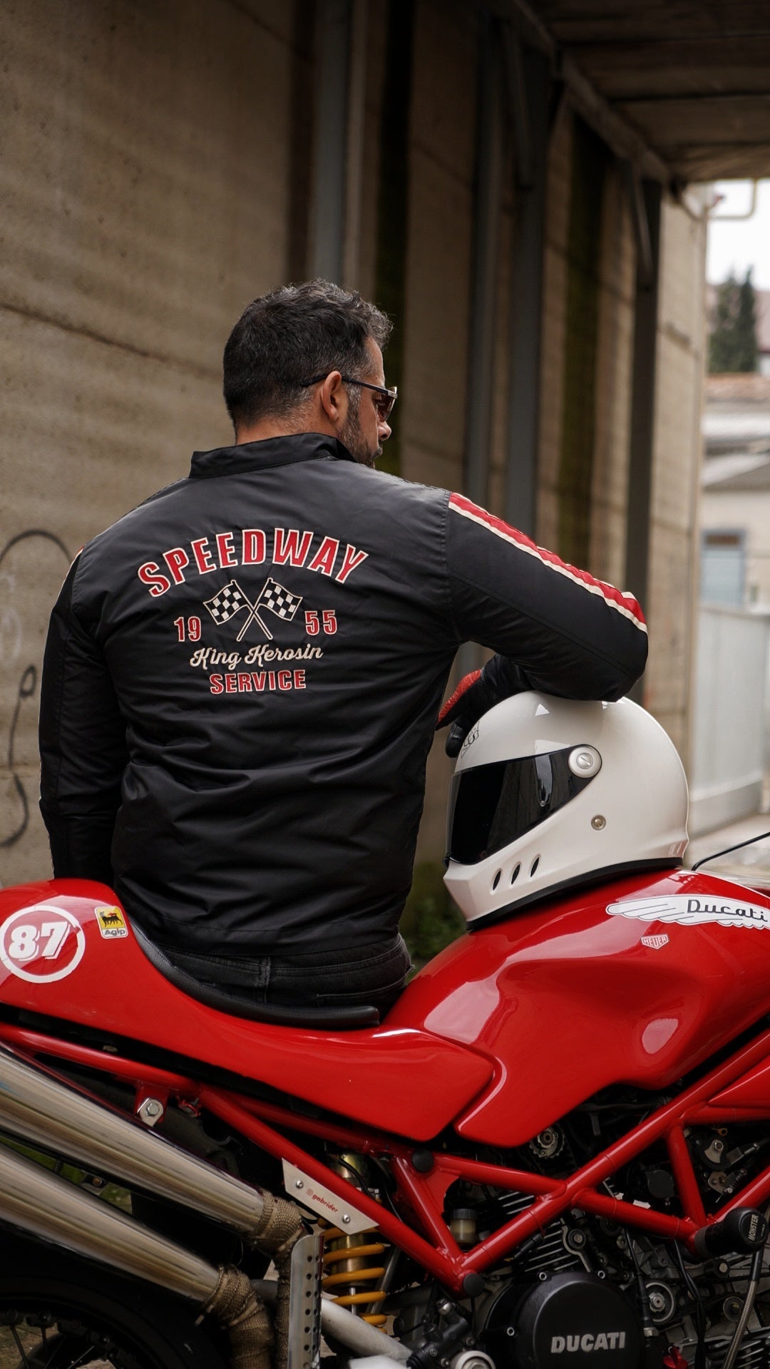 King Kerosin - Racing Jacke «Speedway Service»