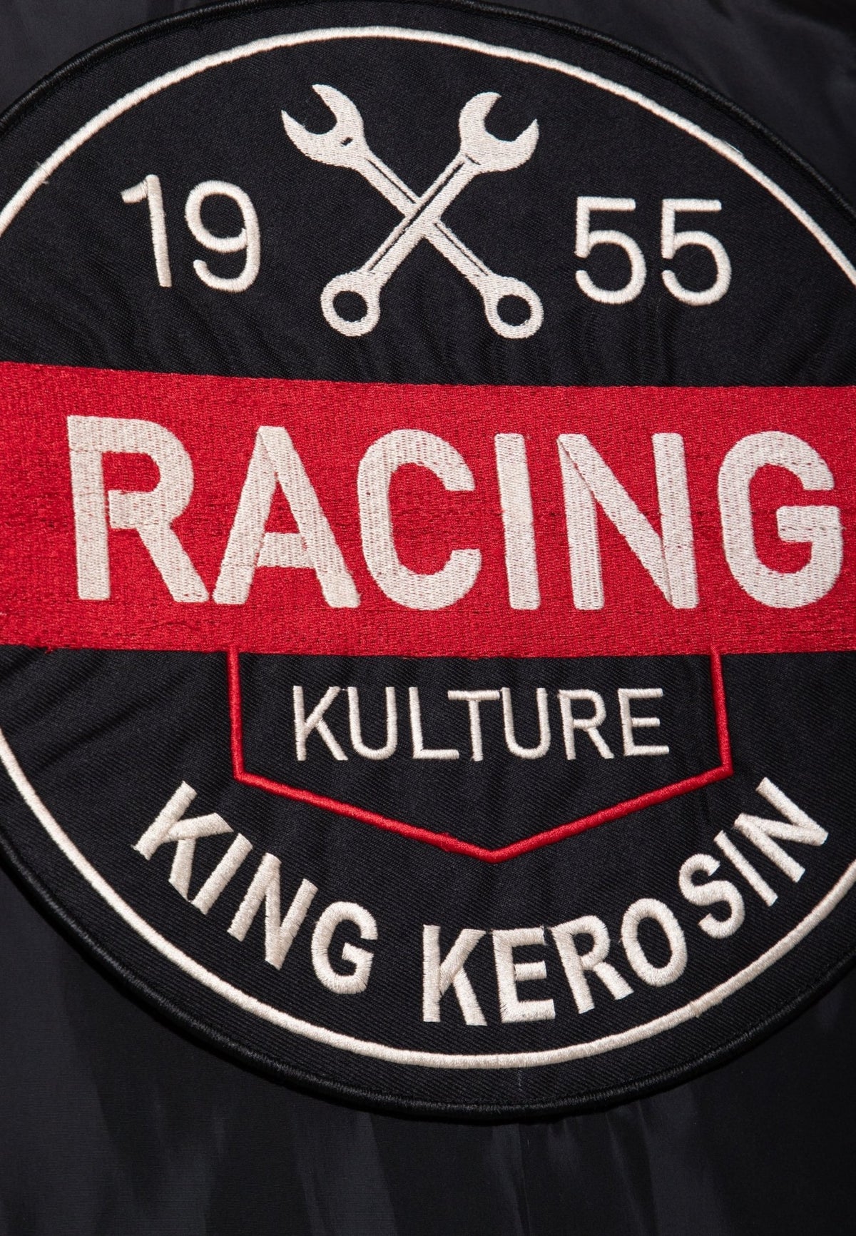 Racingjacke 'Racing Kulture' in Schwarz – Leichte Jacken von King Kerosin - Ansicht 6