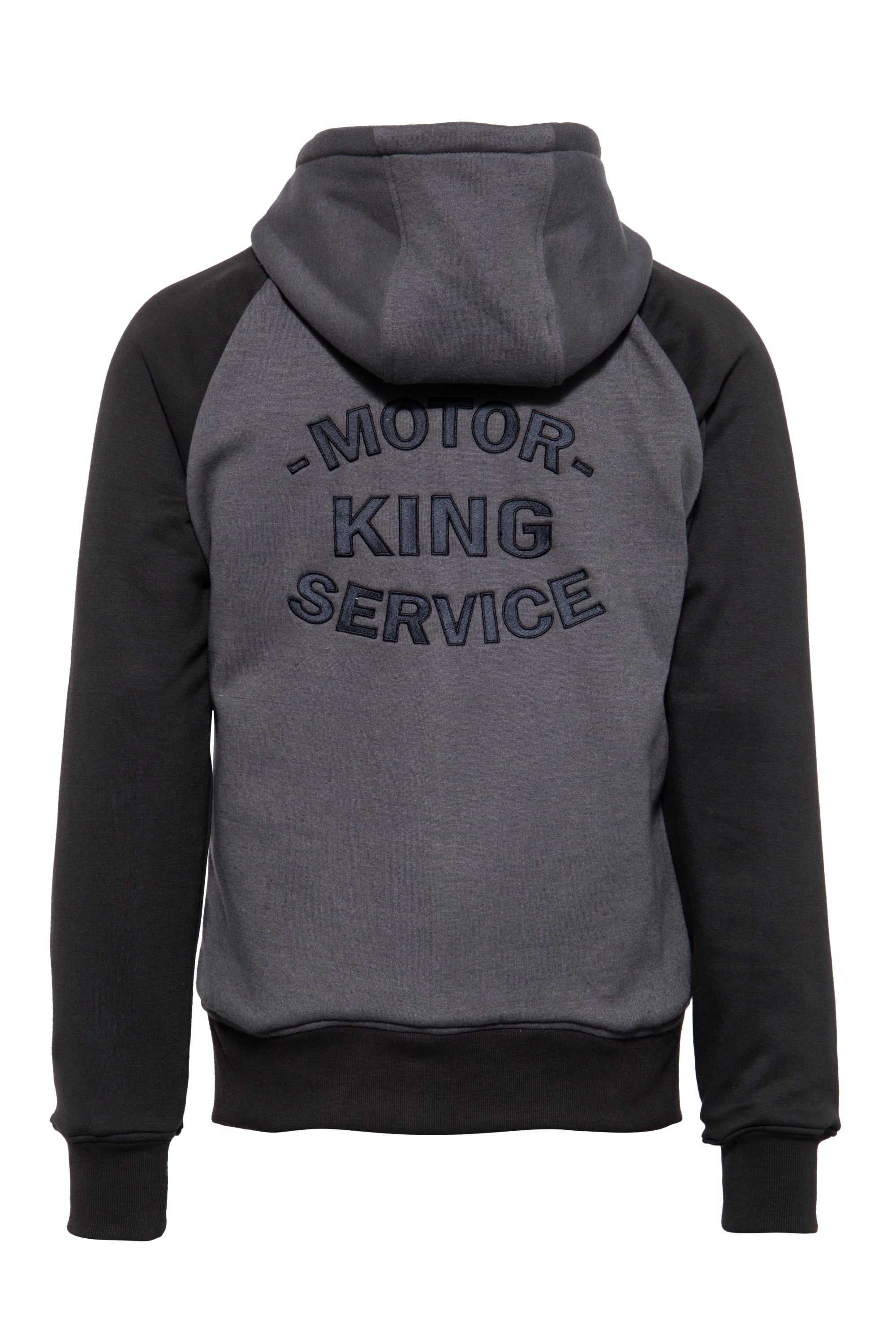 King Kerosin - Raglan Funktions - Hoodie - Jacket im College - Style «Motor Service»
