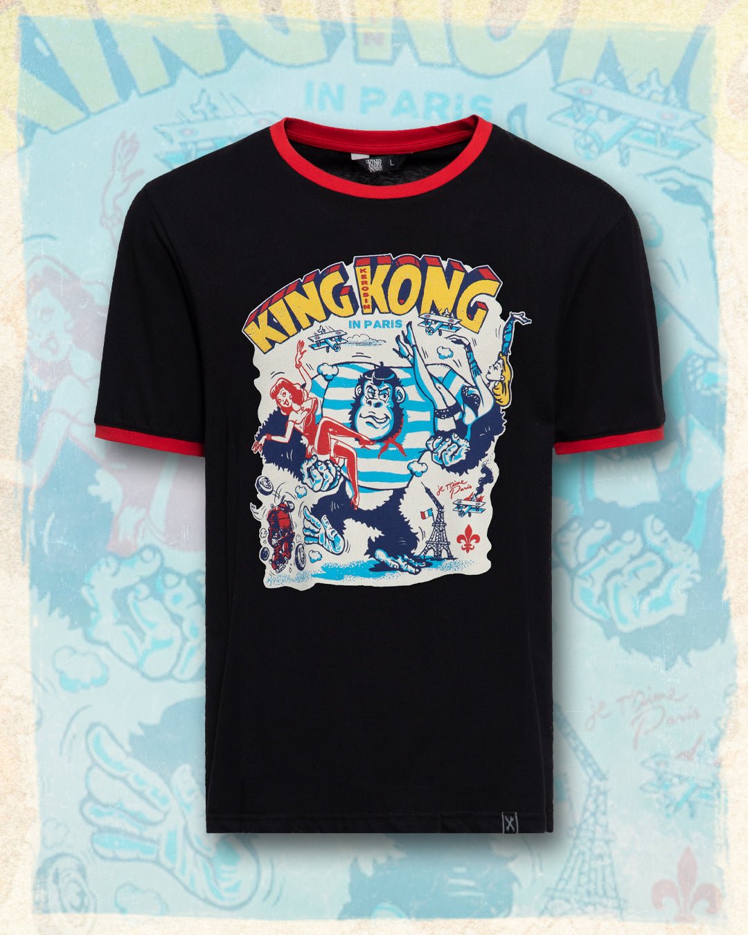 King Kerosin - Ringer T-Shirt «Paris»