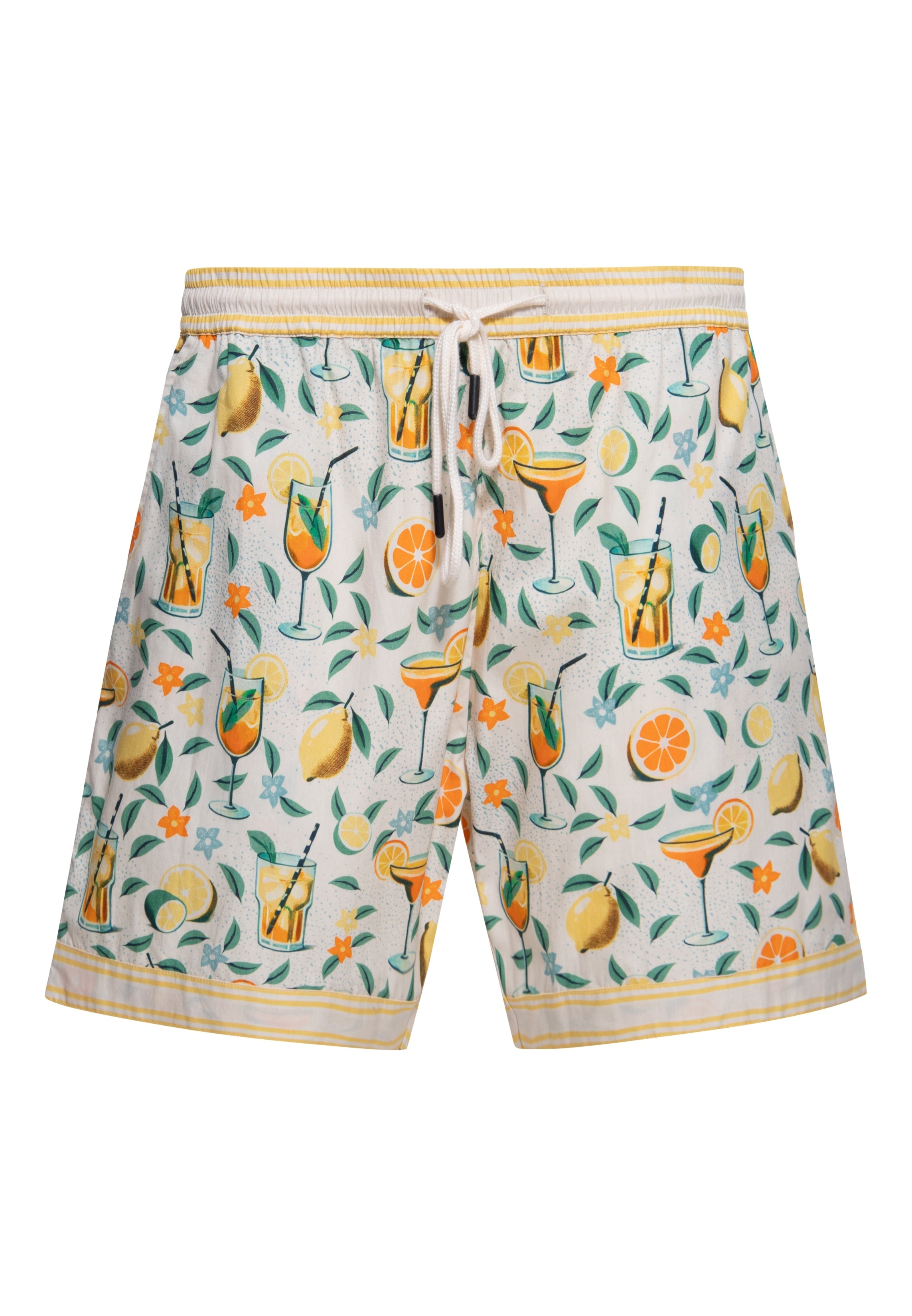 Shorts 'Citrus Cocktail' in Creme Shorts von King Kerosin