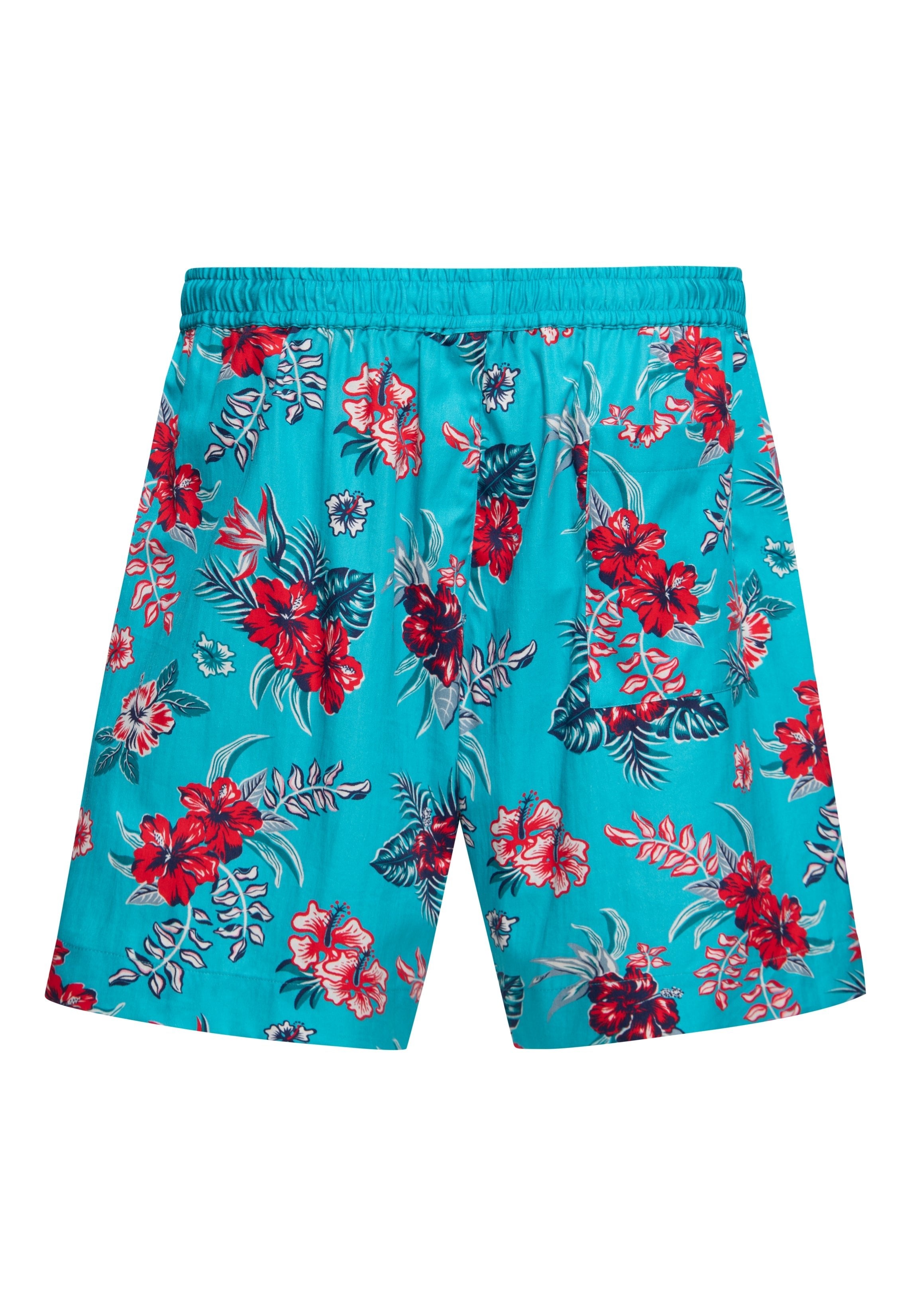 Shorts 'Hibiscus' in Mint Shorts von King Kerosin
