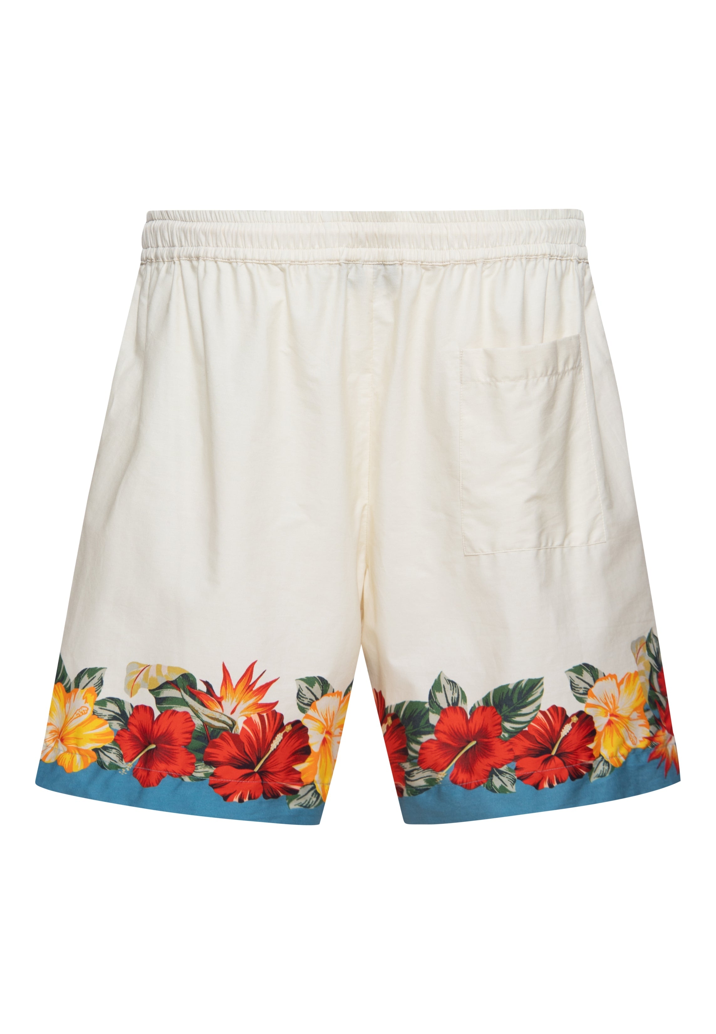 Shorts 'Tropical Flowers' in Beige Shorts von King Kerosin