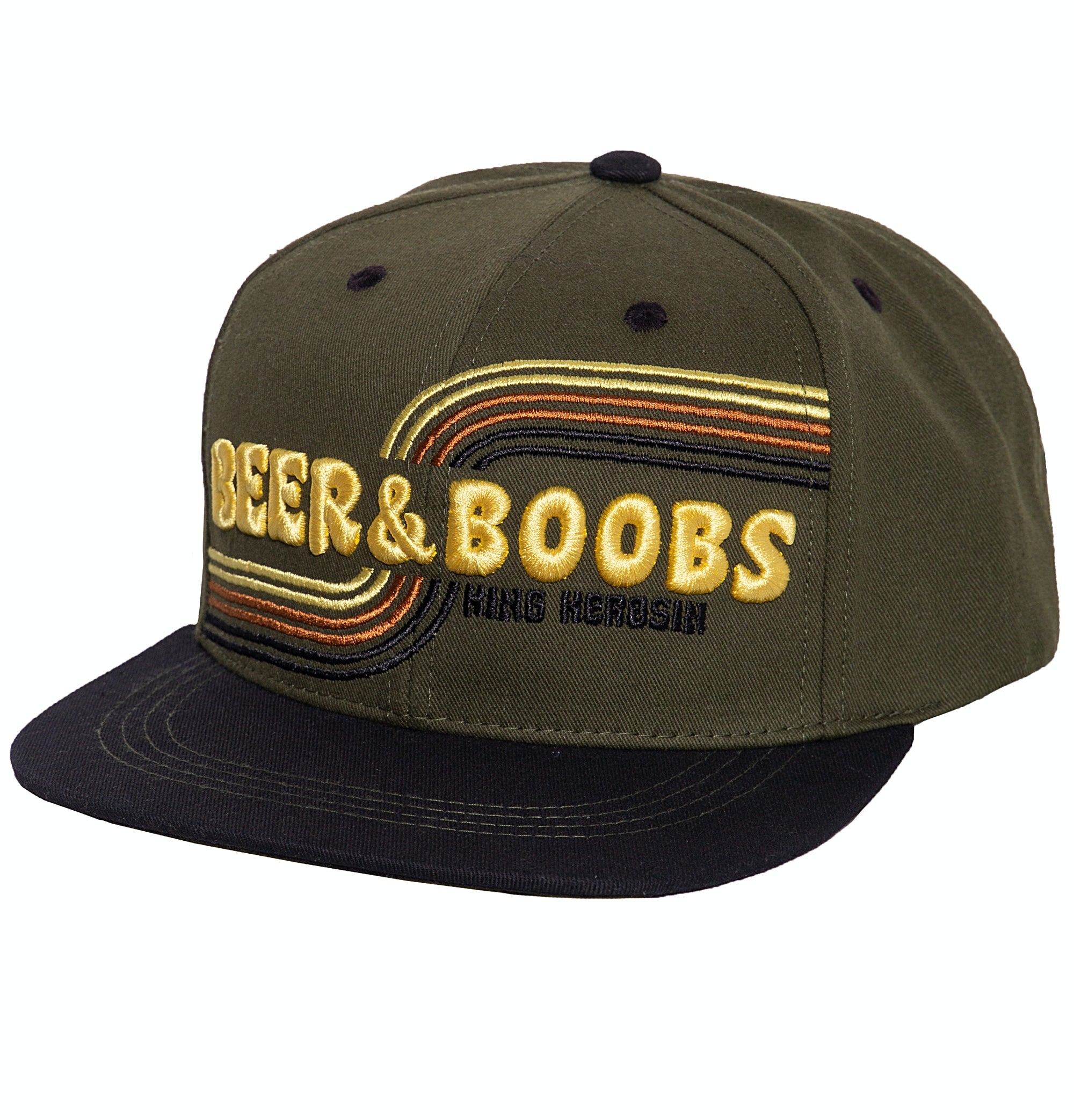 Snapback Cap «Beer & Boobs 3D» Snapback Cap von King Kerosin