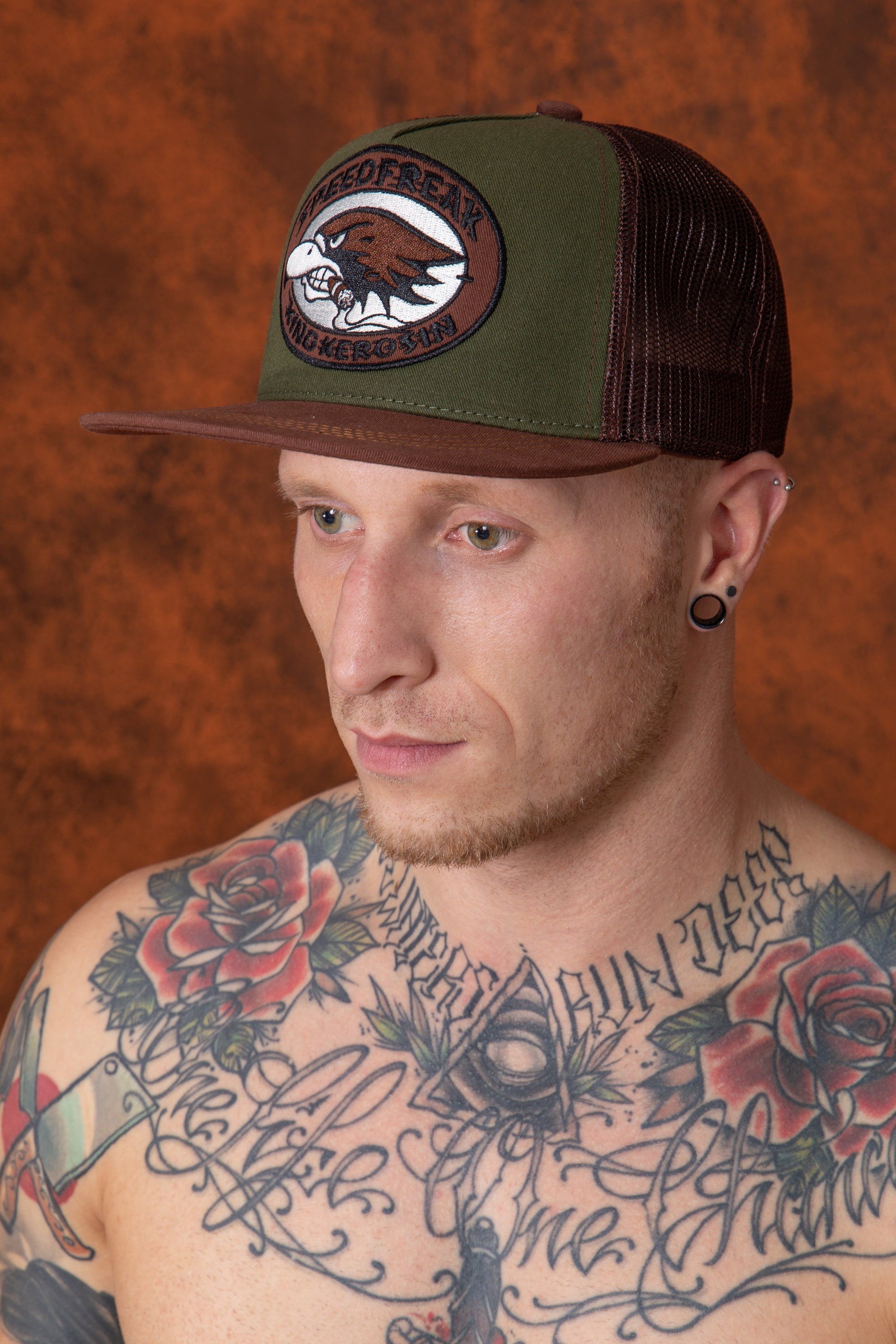 Snapback Cap mit Netzeinsatz «Speedfreak» Snapback Cap von King Kerosin