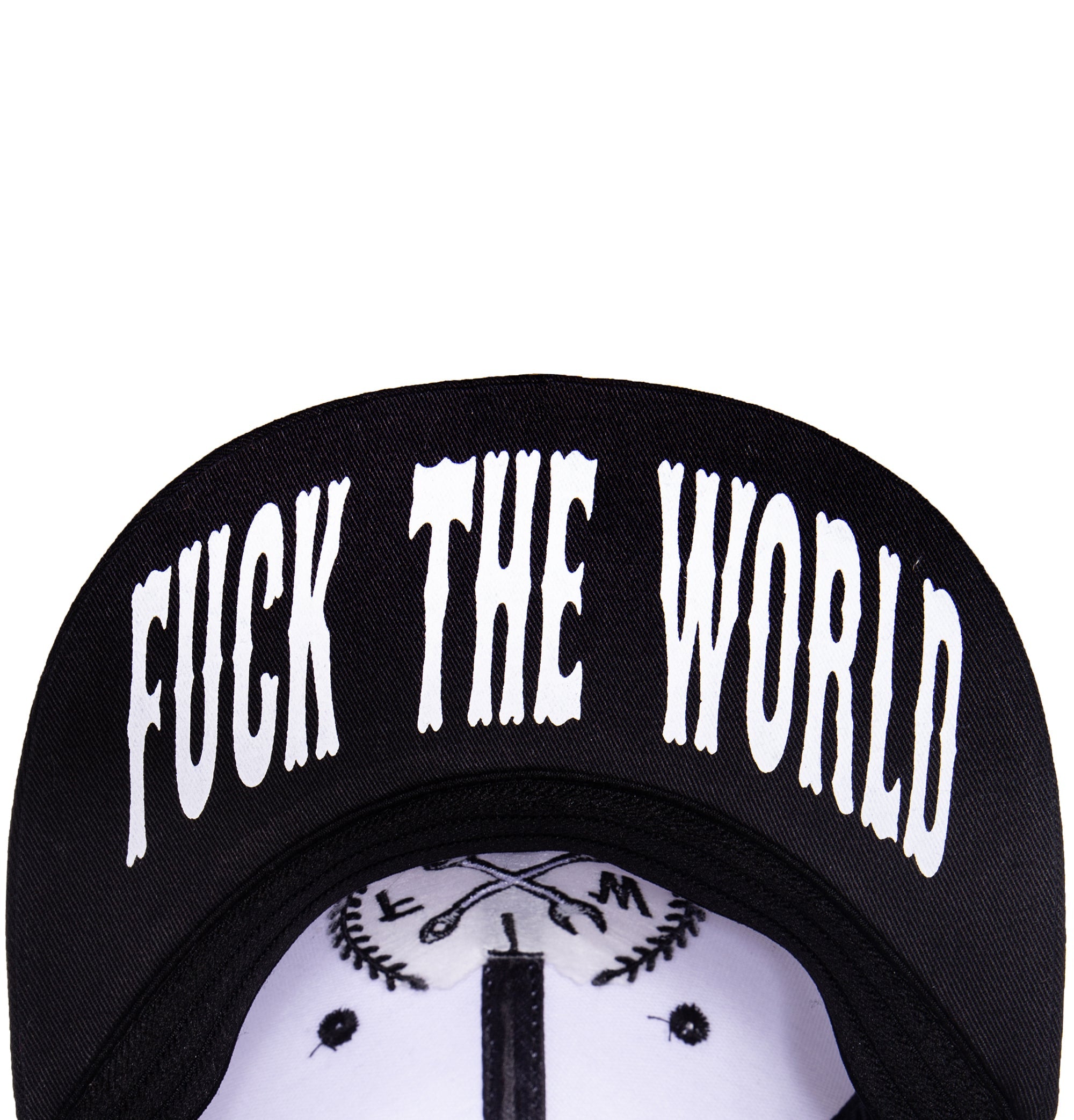 Snapback Cap mit Print auf der Schirmunterseite Gummizug «FTW» Snapback Cap von King Kerosin