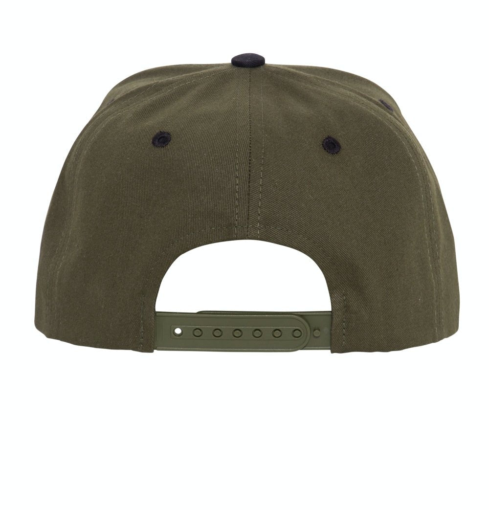 Snapback Cap mit Print auf der Schirmunterseite und Stickerei in der Front «Speedfreak» Snapback Cap von King Kerosin