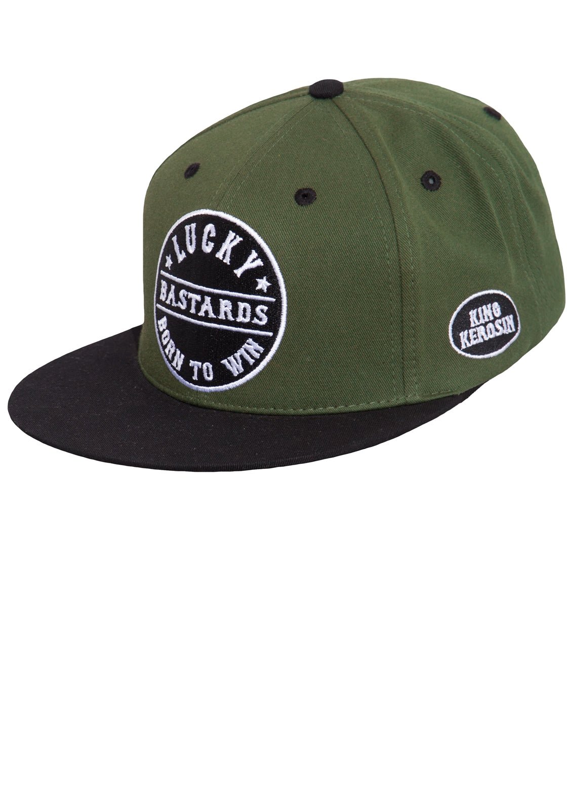 Snapback Cap mit Stickerei «Lucky Bastards» Snapback Cap von King Kerosin