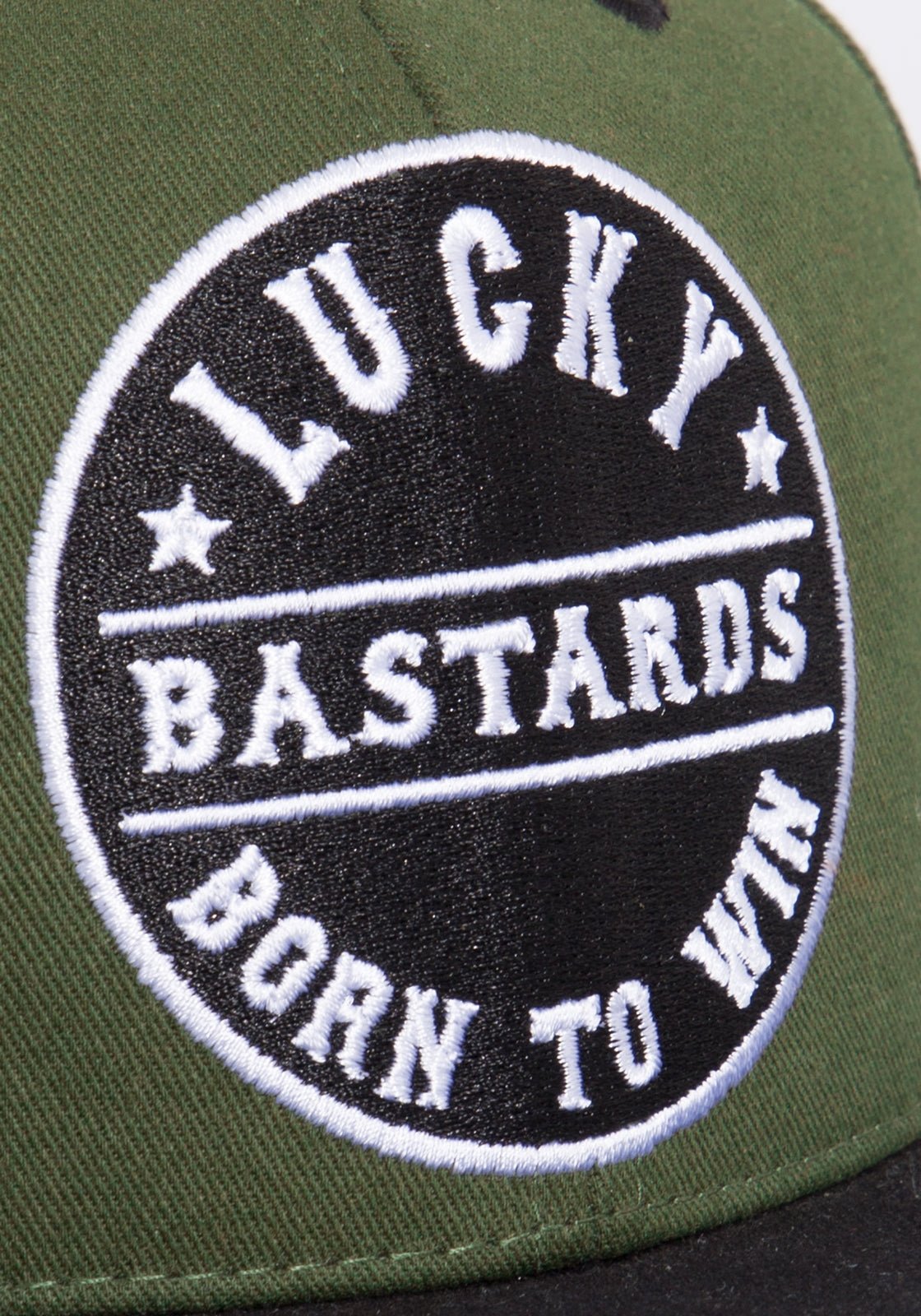 Snapback Cap mit Stickerei «Lucky Bastards» Snapback Cap von King Kerosin