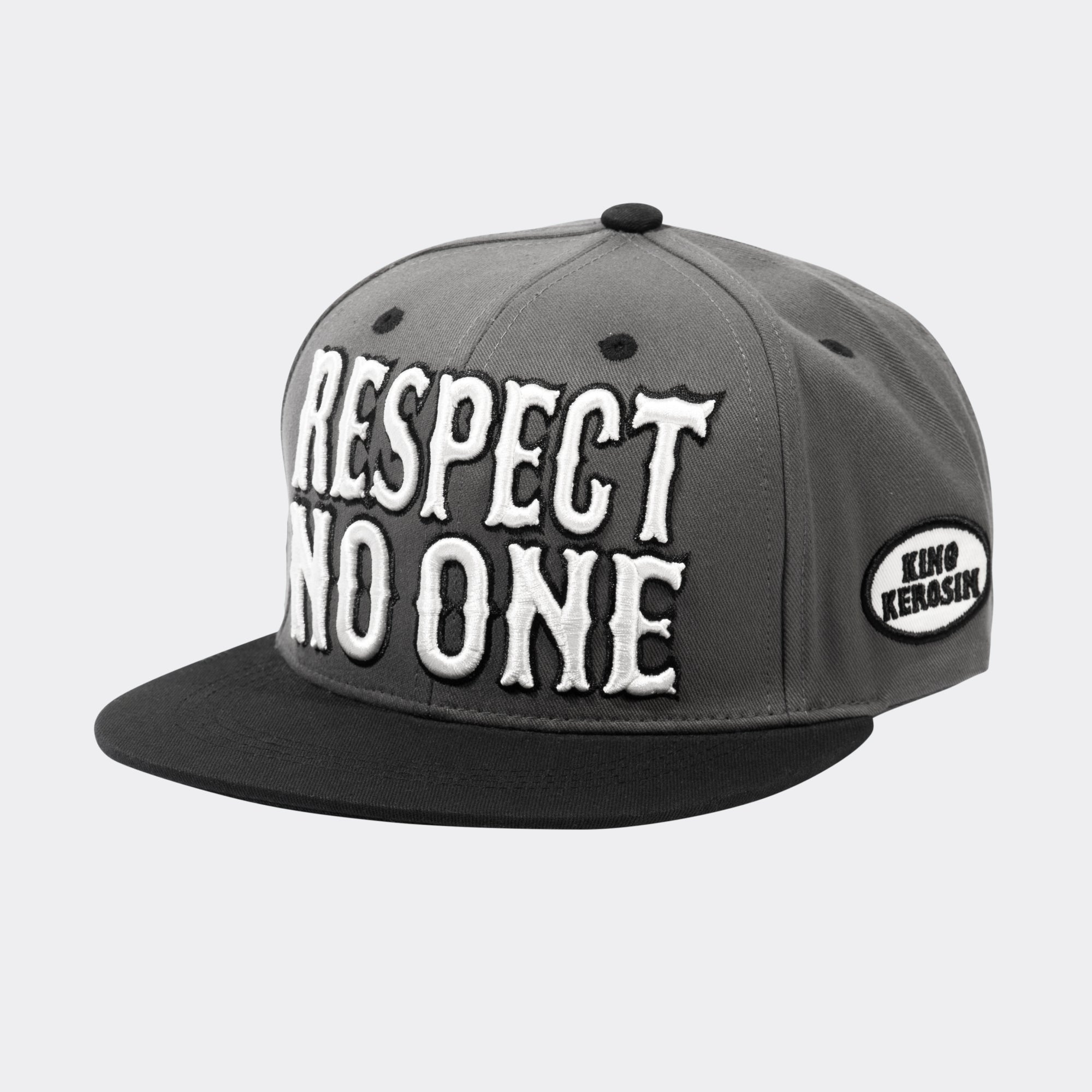 Snapback Cap «Respect no one» Snapback Cap von King Kerosin