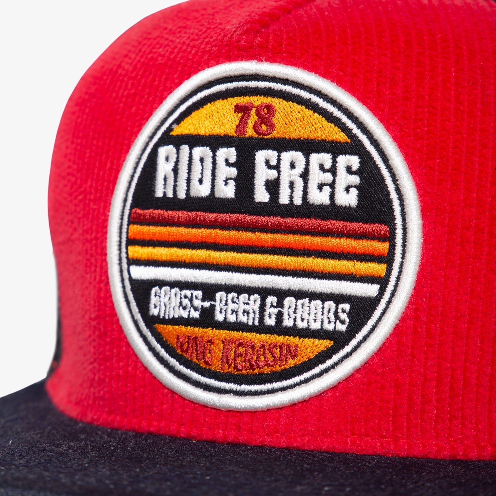 Snapback Mesh Cap «Ride Free» Snapback Cap von King Kerosin