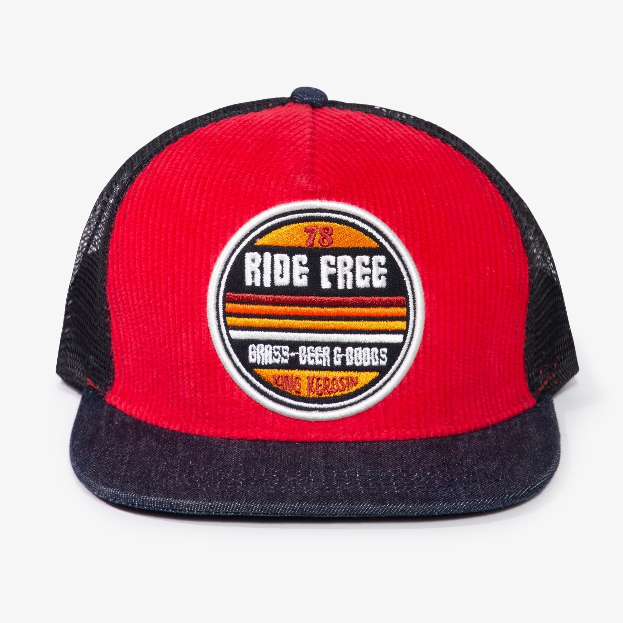 Snapback Mesh Cap «Ride Free» Snapback Cap von King Kerosin