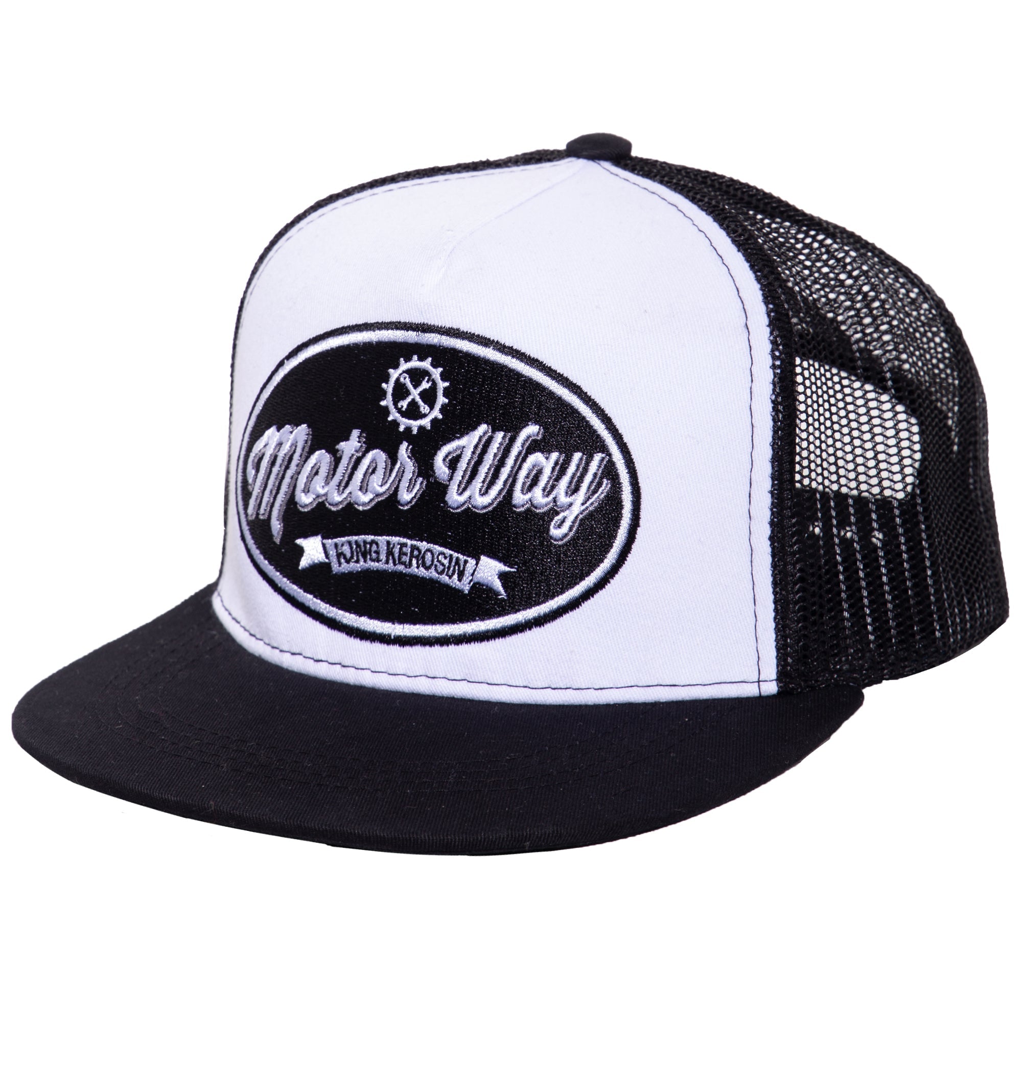 Snapback mit Mesh - Einsatz «Motor Way» Snapback Cap von King Kerosin