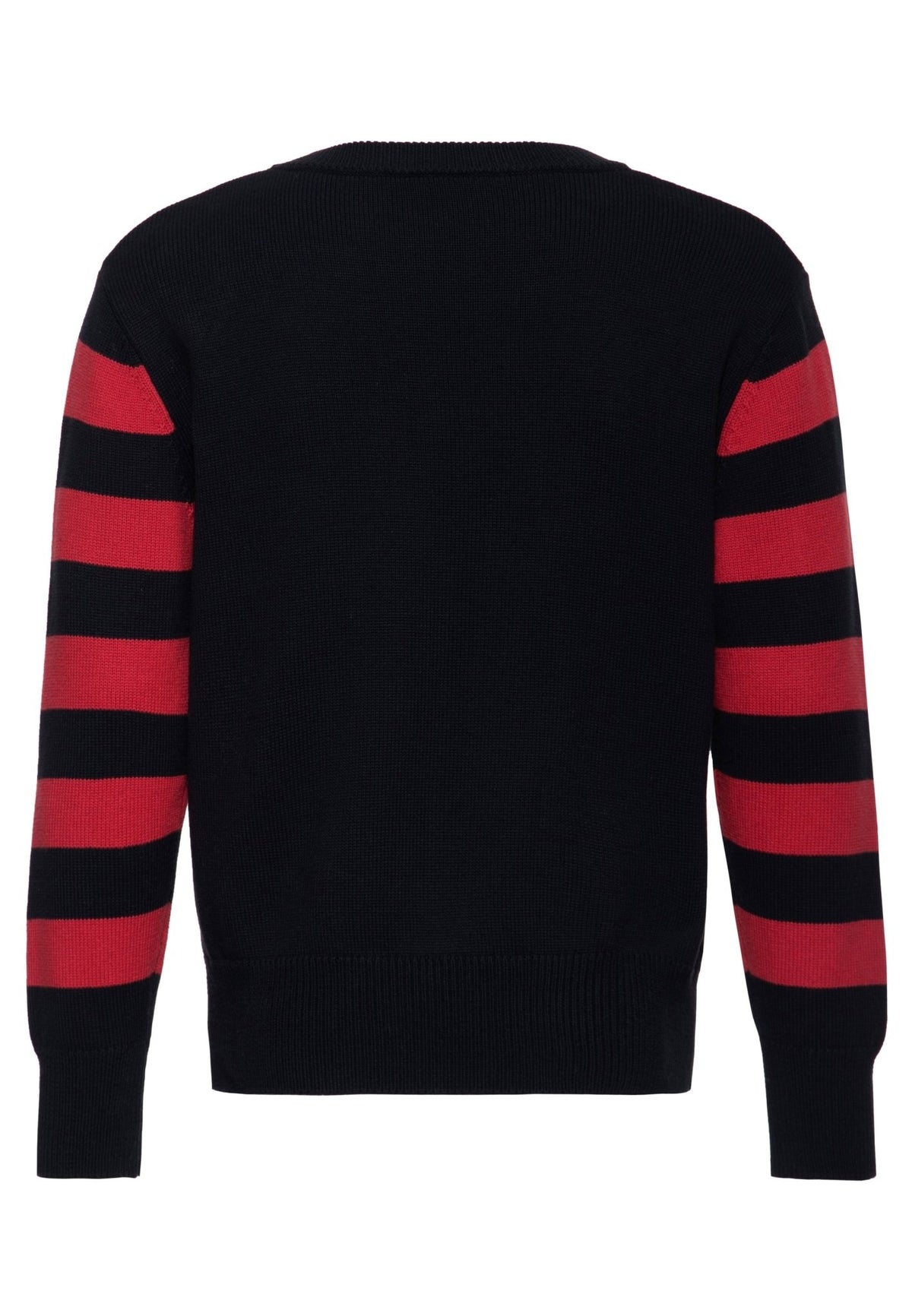 Strickpullover 'Speedway Racers' in Schwarz – Strickpullover von King Kerosin - Ansicht 3