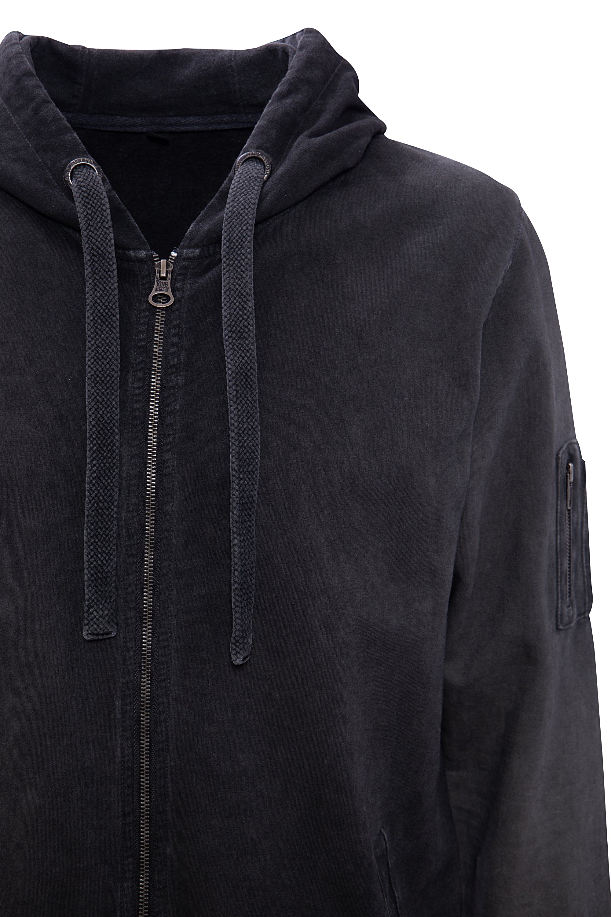 King Kerosin - Sweatjacke mit Stickerei hinten «Hell Racers»