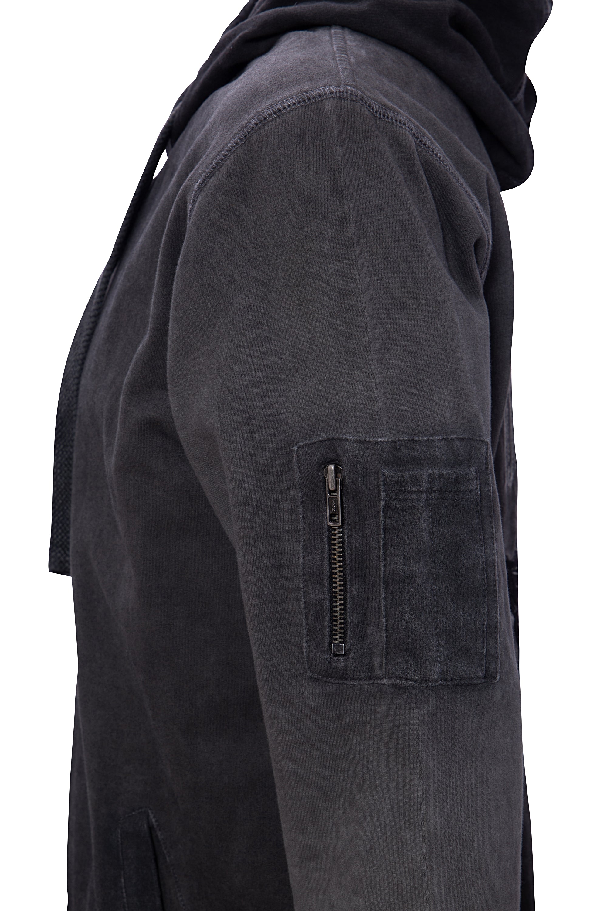 King Kerosin - Sweatjacke mit Stickerei hinten «Hell Racers»