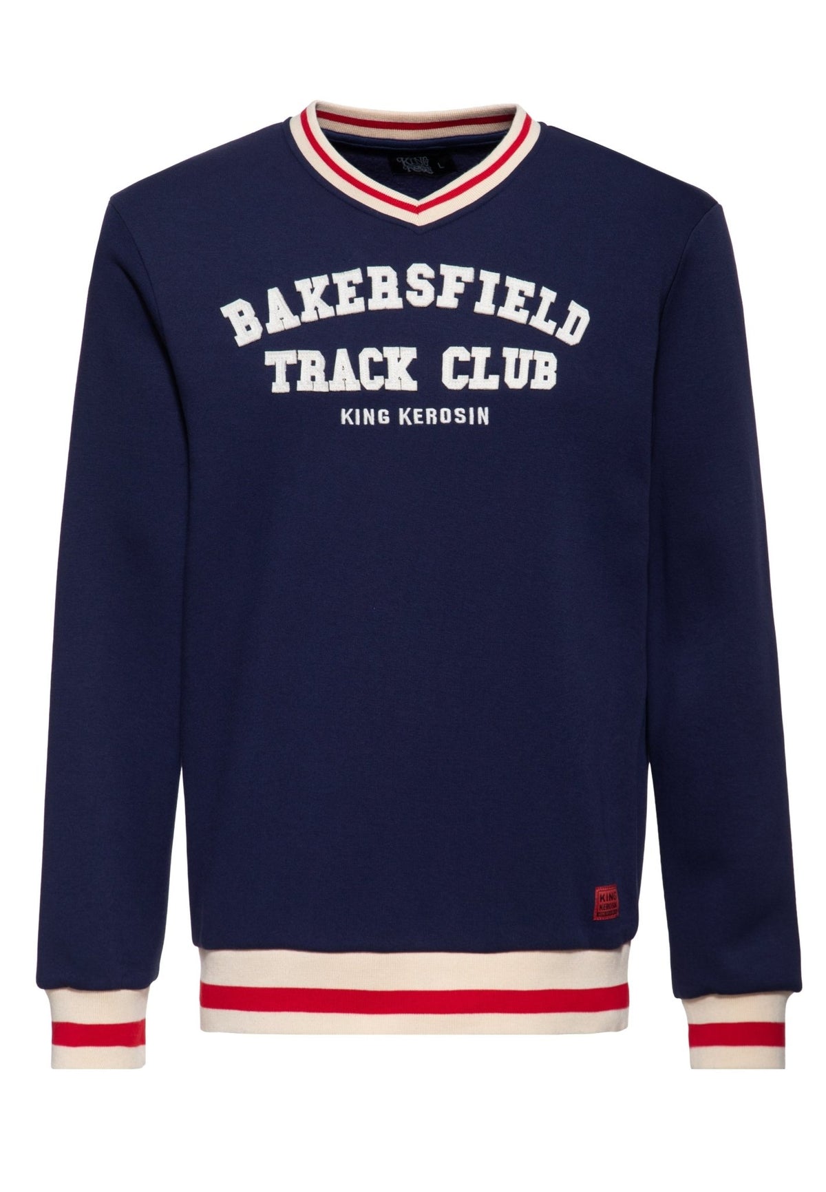 Sweatshirt 'Bakersfield Track Club' in Navy – Sweatshirts von King Kerosin - Ansicht 1