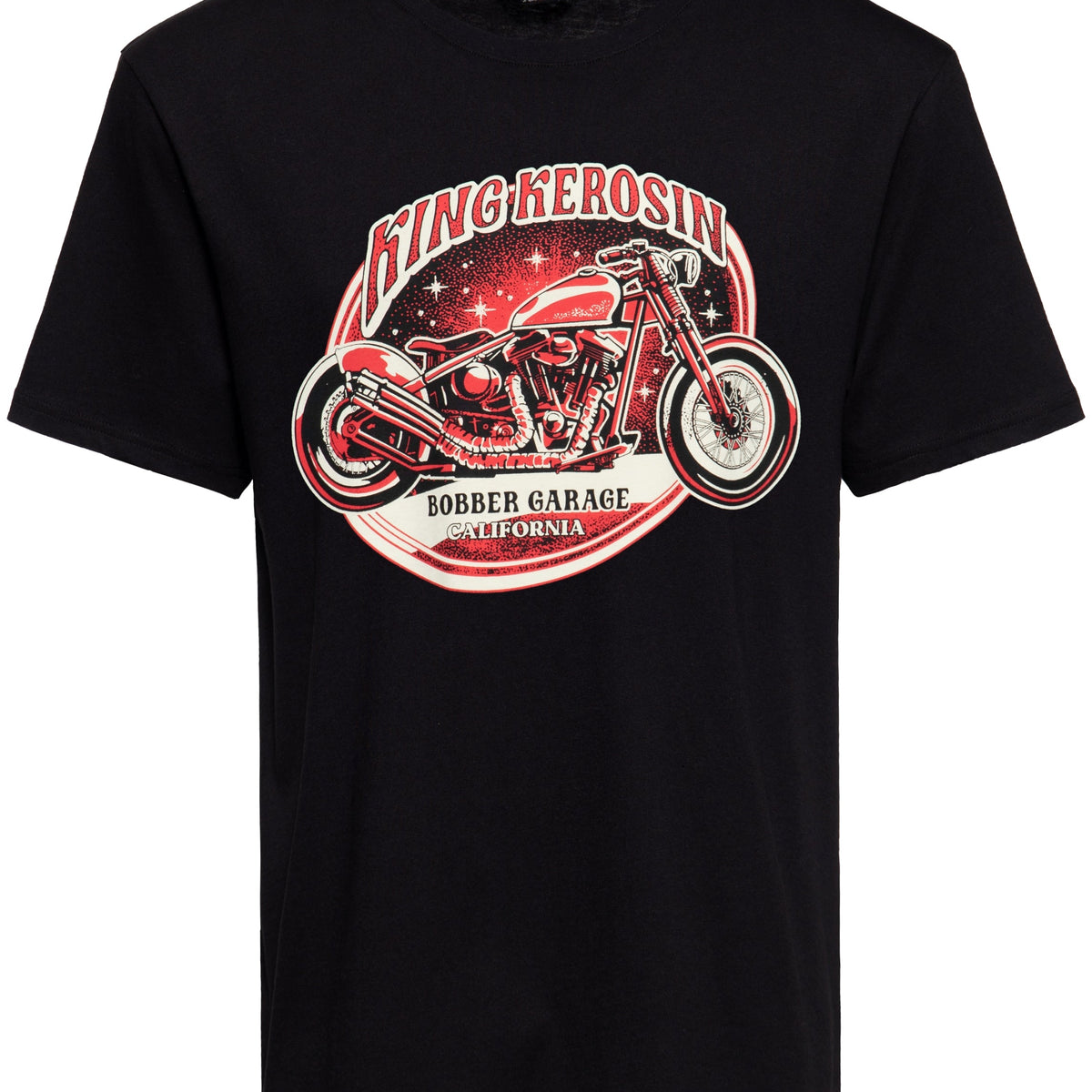 King Kerosin «EL CABALLERO» Mexican Biker PRINT Kurzarm Motiv T-SHIRT Oberteil