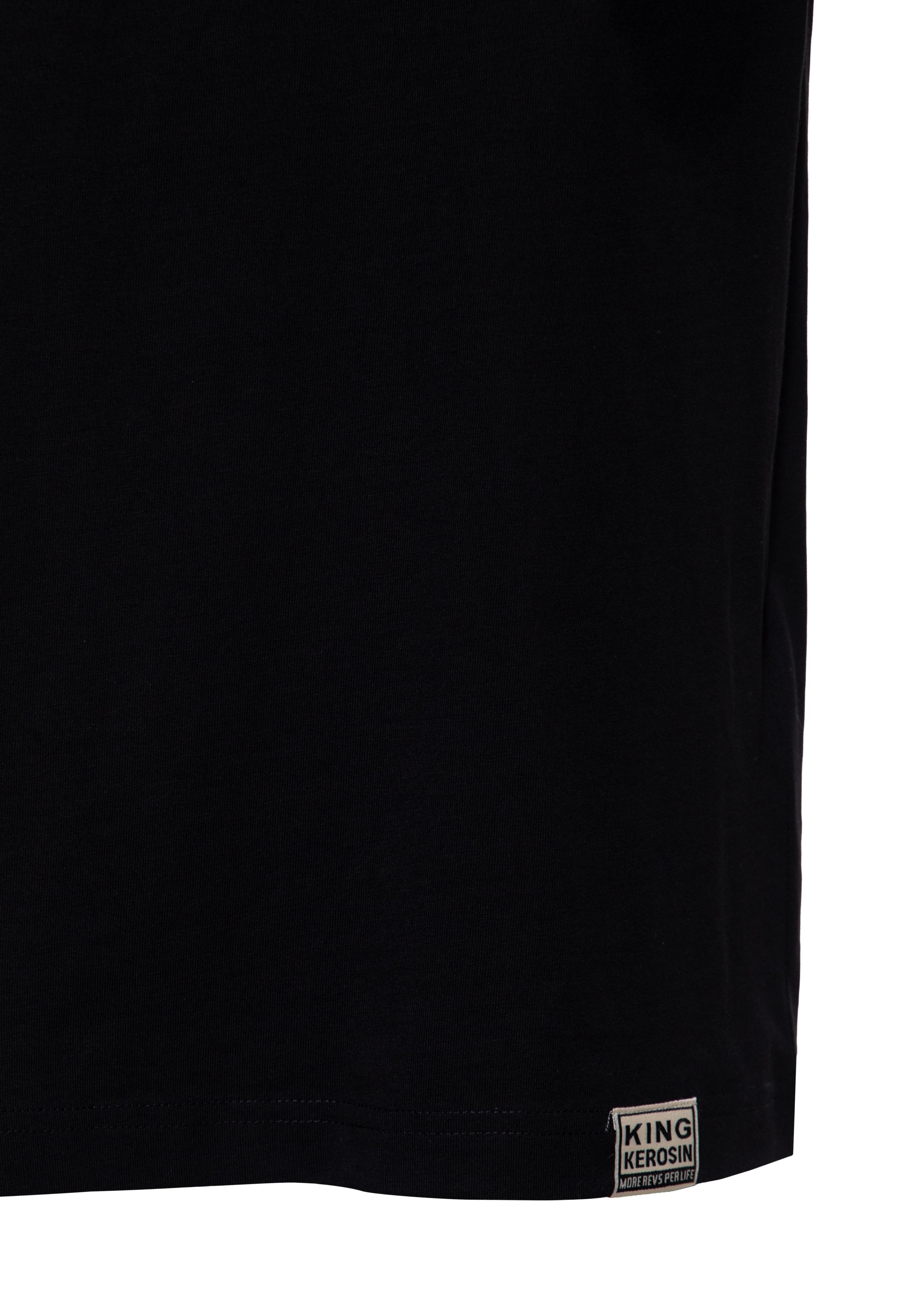 T-Shirt 'Bubble Gum' in Schwarz T-Shirts von King Kerosin