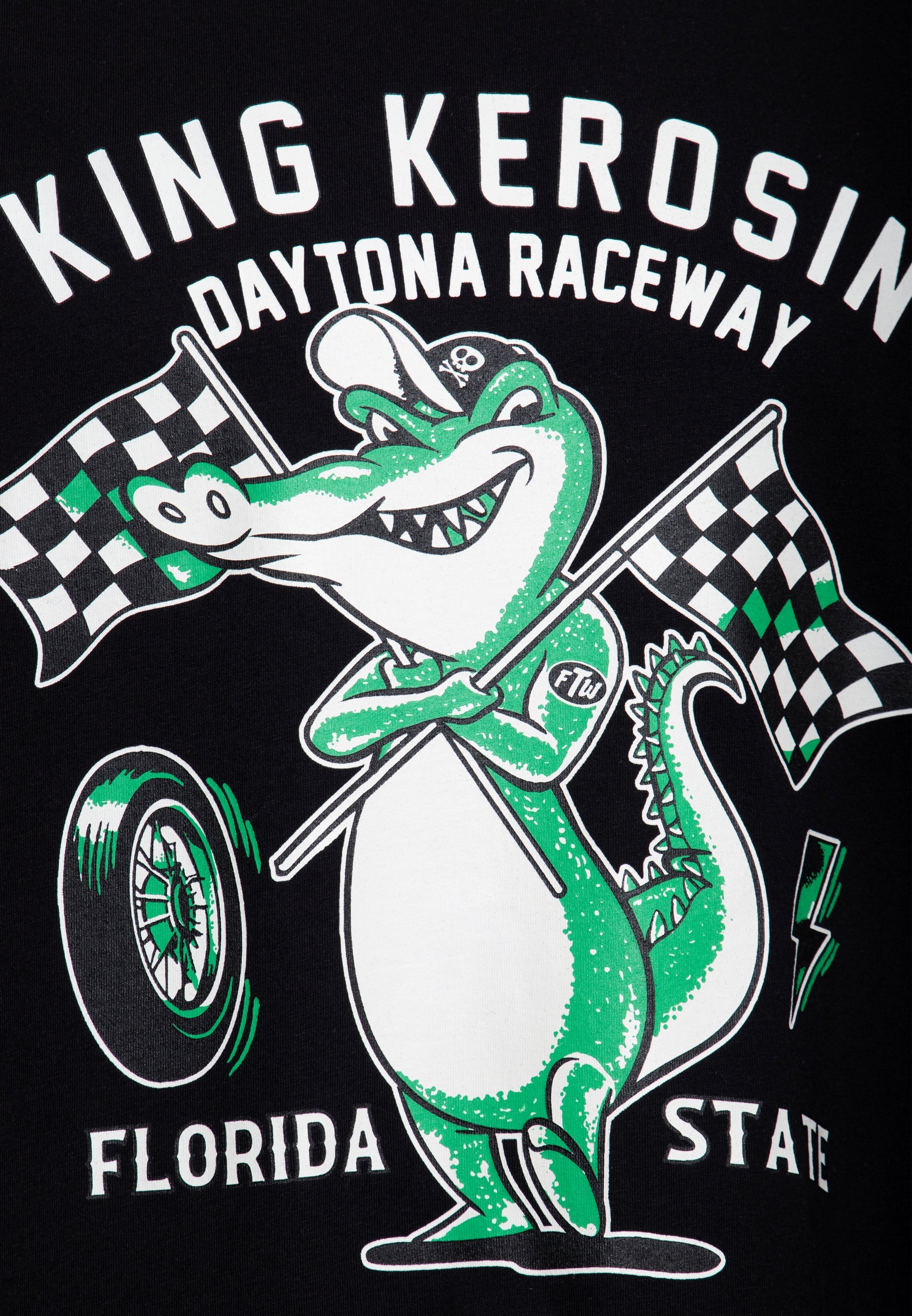 T-Shirt 'Daytona Raceway' in Schwarz T-Shirts von King Kerosin