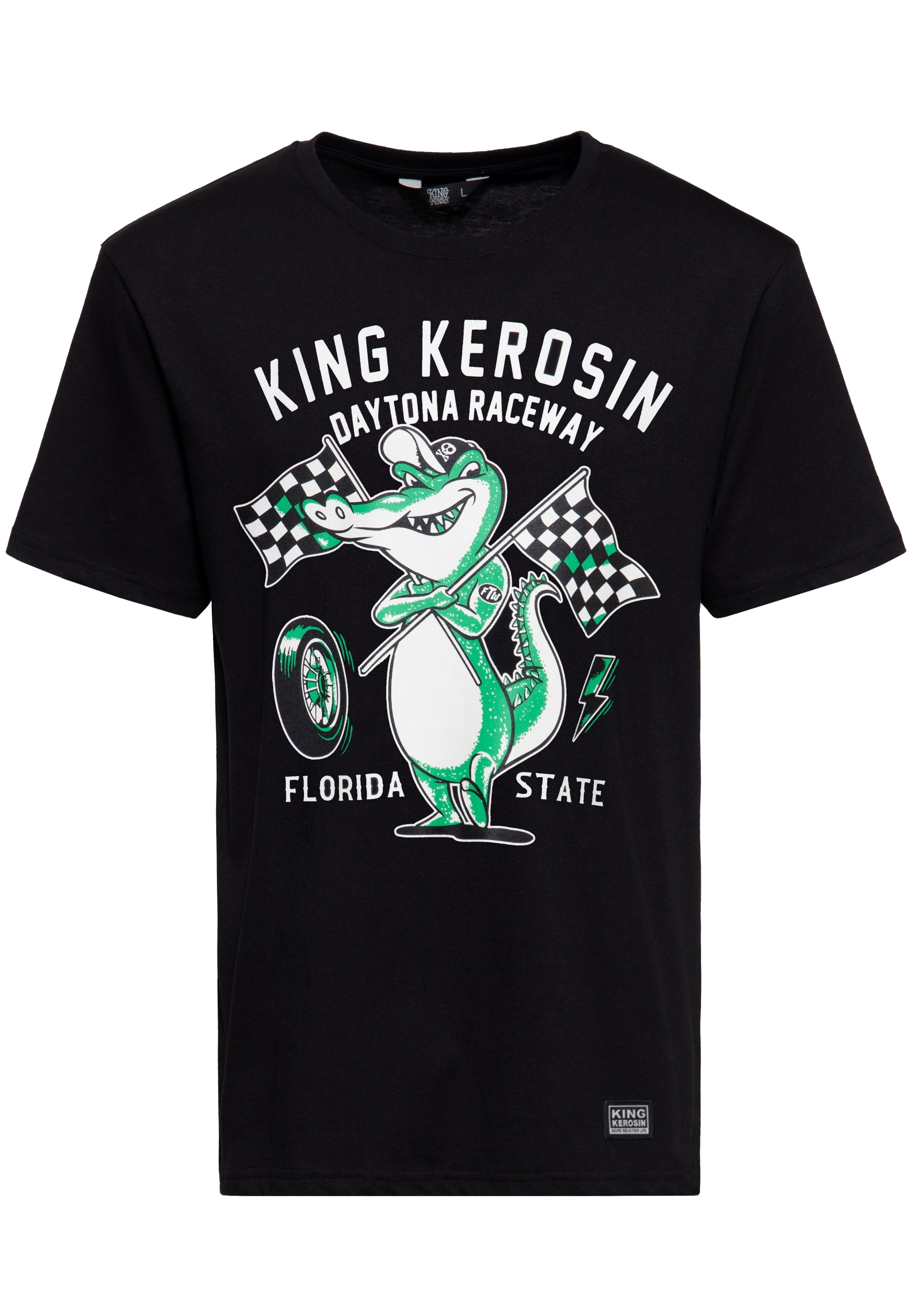 T-Shirt 'Daytona Raceway' in Schwarz T-Shirts von King Kerosin
