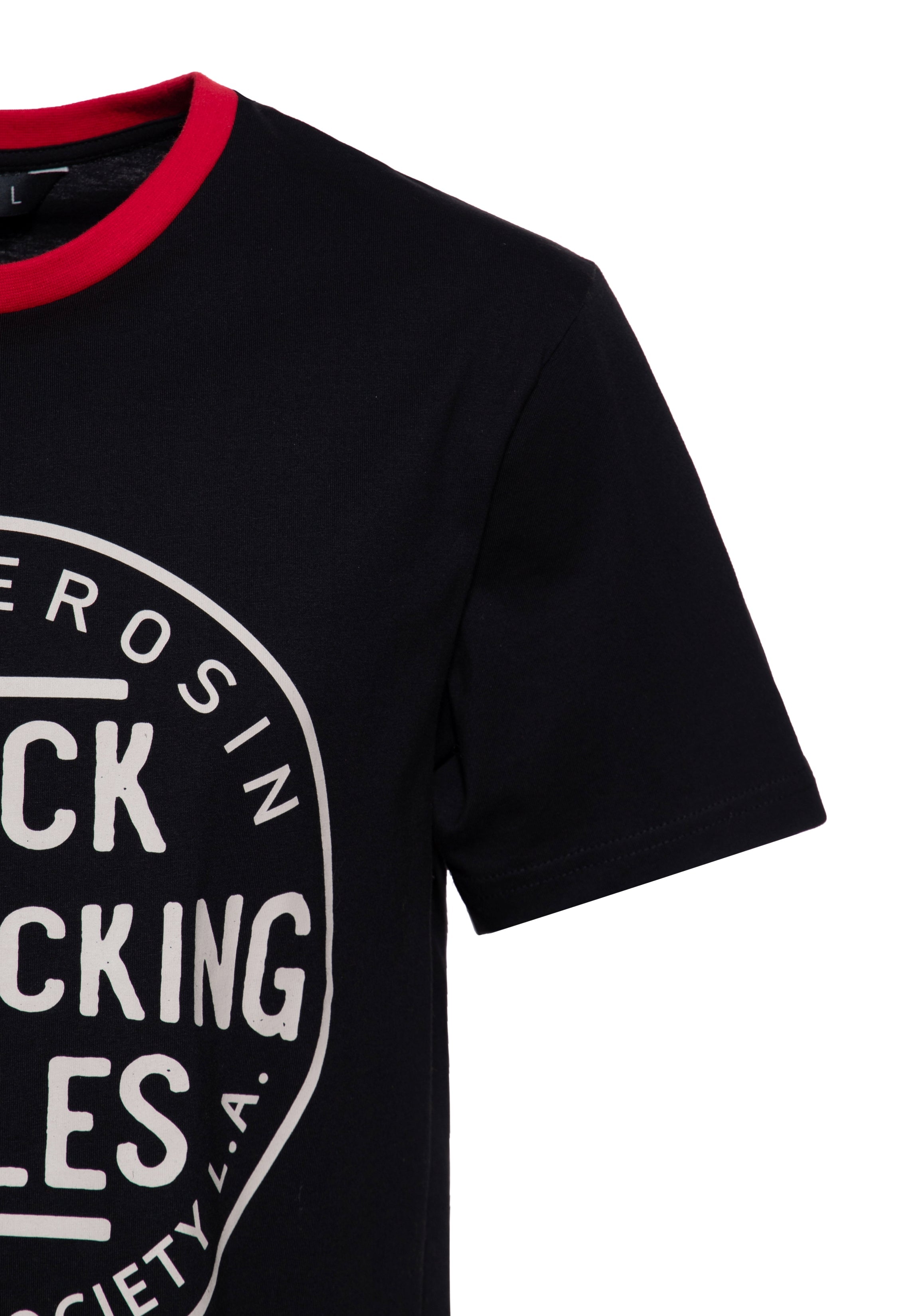 T-Shirt 'Fuck The Fucking Rules' in Schwarz T-Shirts von King Kerosin