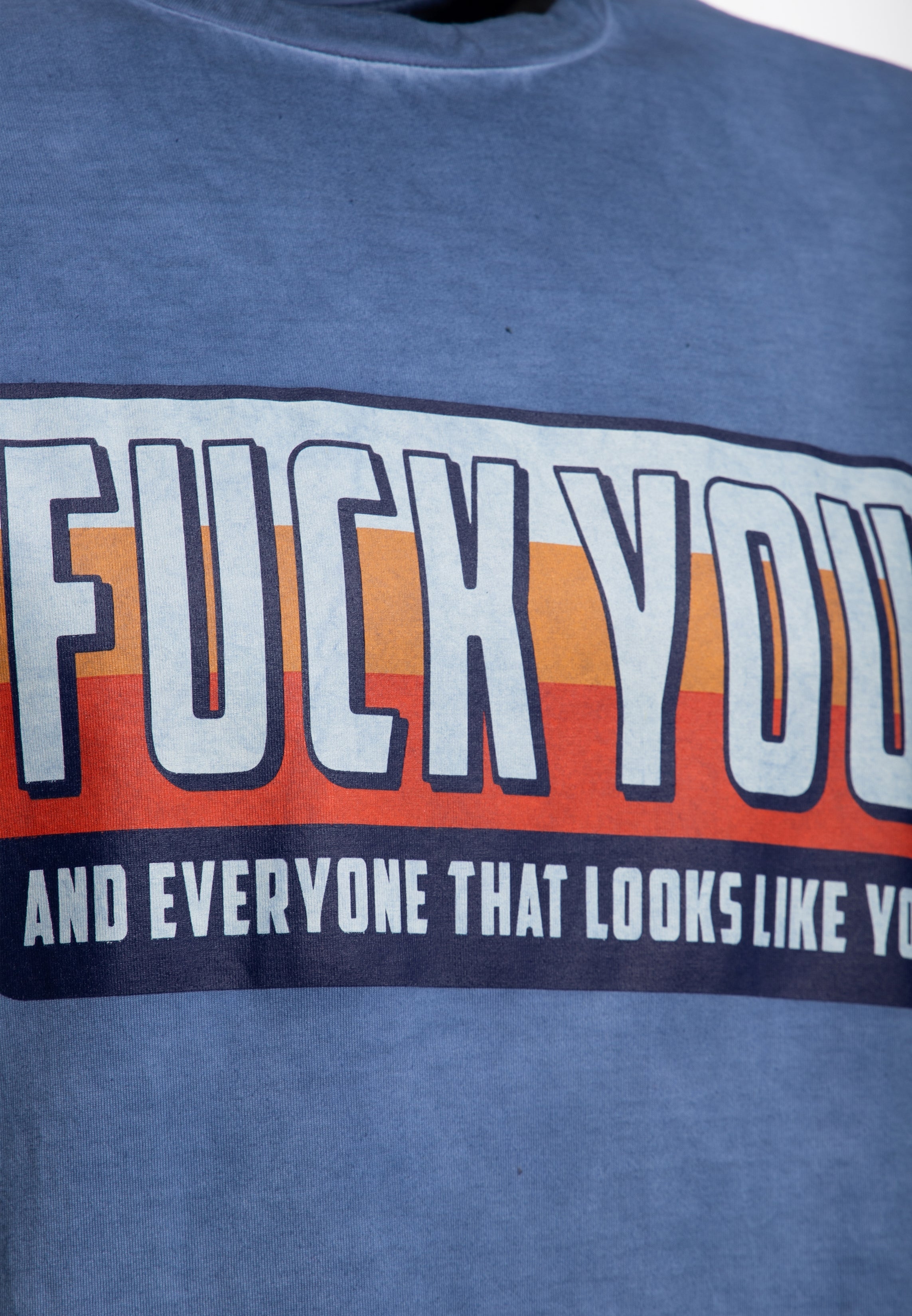 T-Shirt 'Fuck You' in Blau T-Shirts von King Kerosin