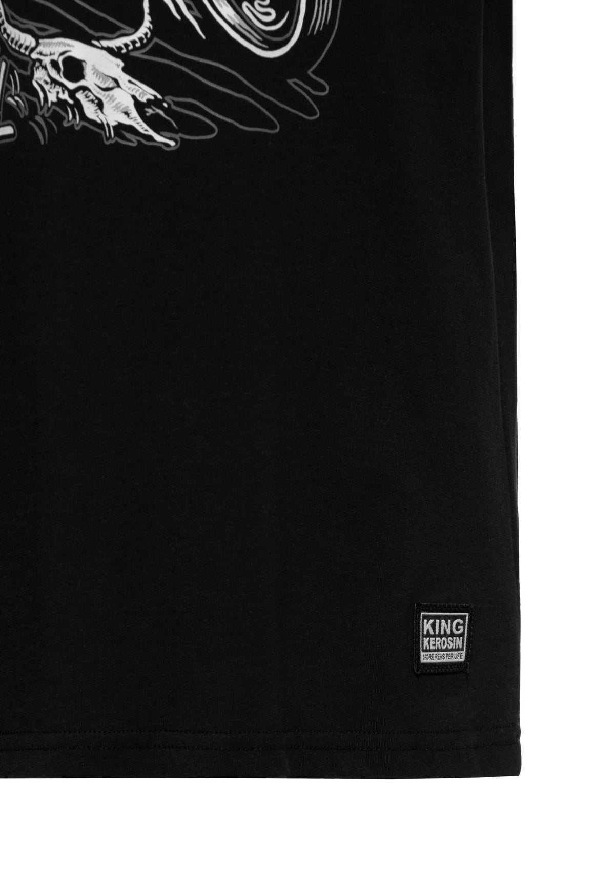 T-Shirt 'Get on the Throttle' in Schwarz – T-Shirts von King Kerosin - Ansicht 5