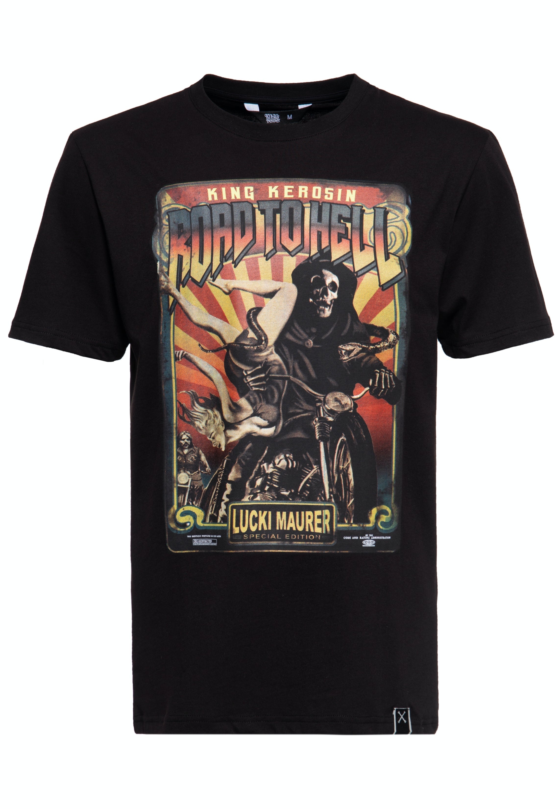 T-Shirt Lucki Maurer «Road to Hell» T-Shirts von King Kerosin