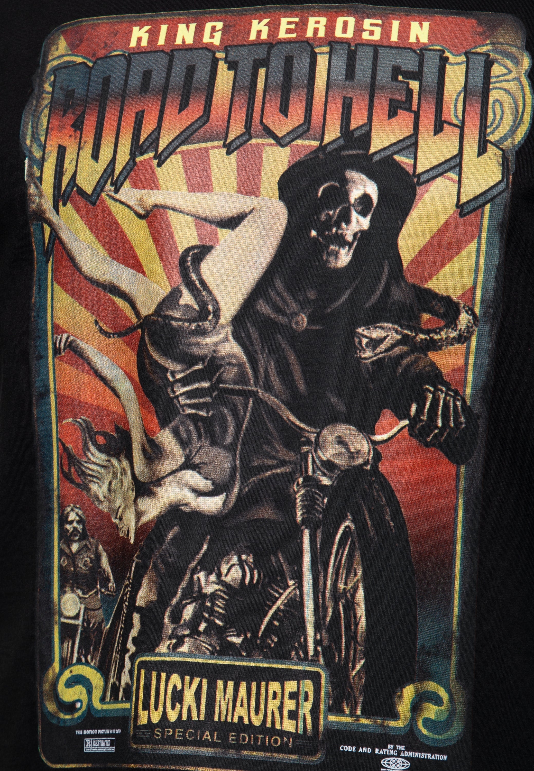 King Kerosin - T-Shirt Lucki Maurer «Road to Hell»