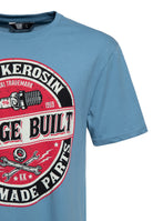 King Kerosin - T-Shirt mit Frontprint «Garage Built»