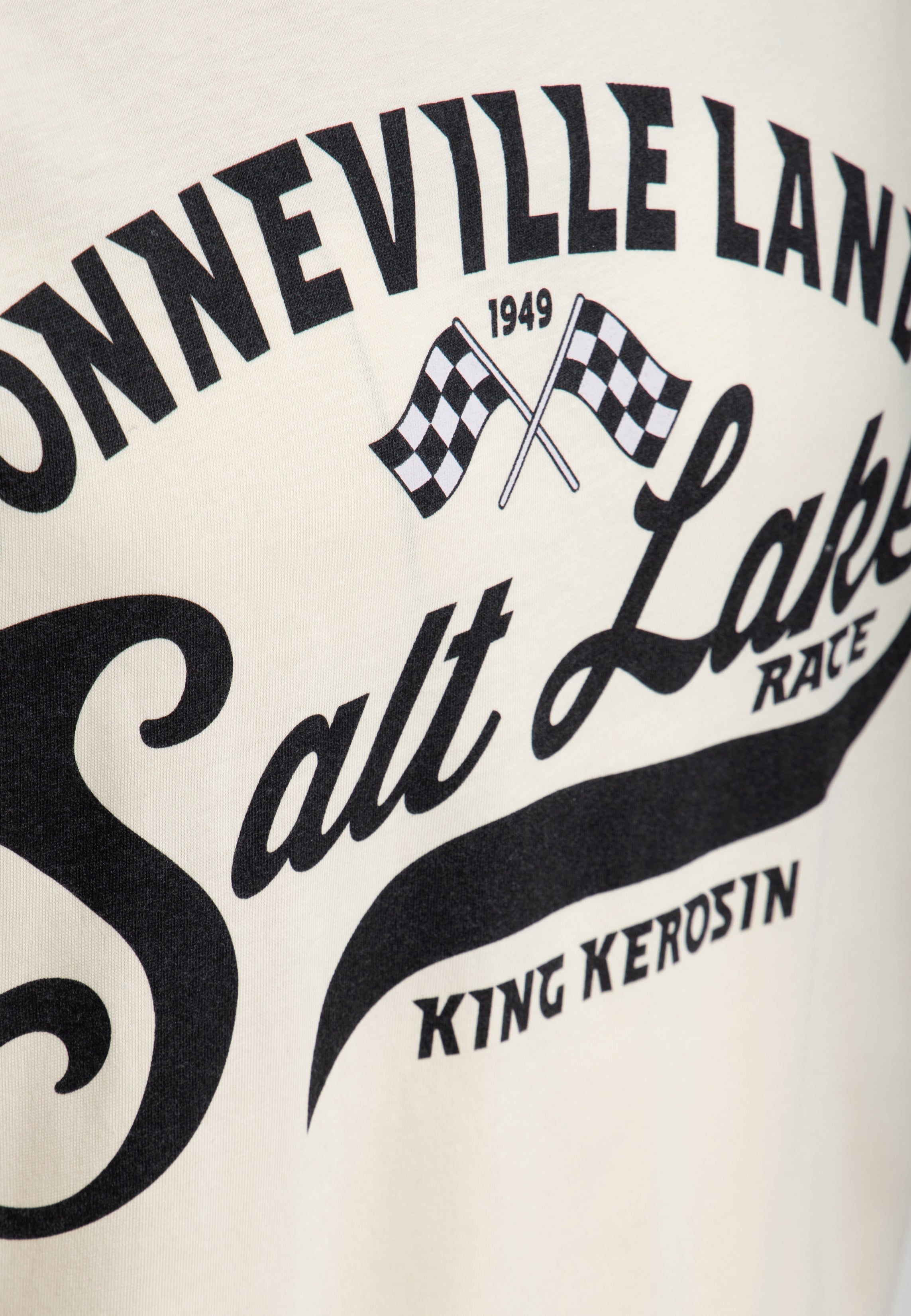 T-Shirt 'Salt Lake' in Offwhite T-Shirts von King Kerosin