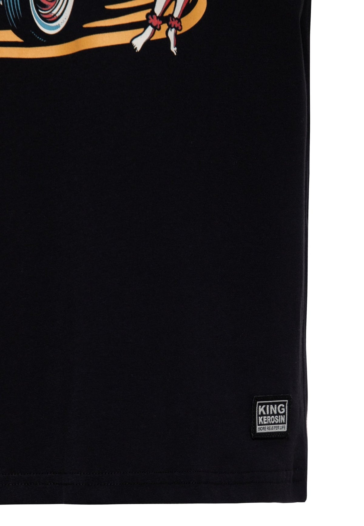 T-Shirt 'Tiki' in Schwarz – T-Shirts von King Kerosin - Ansicht 5