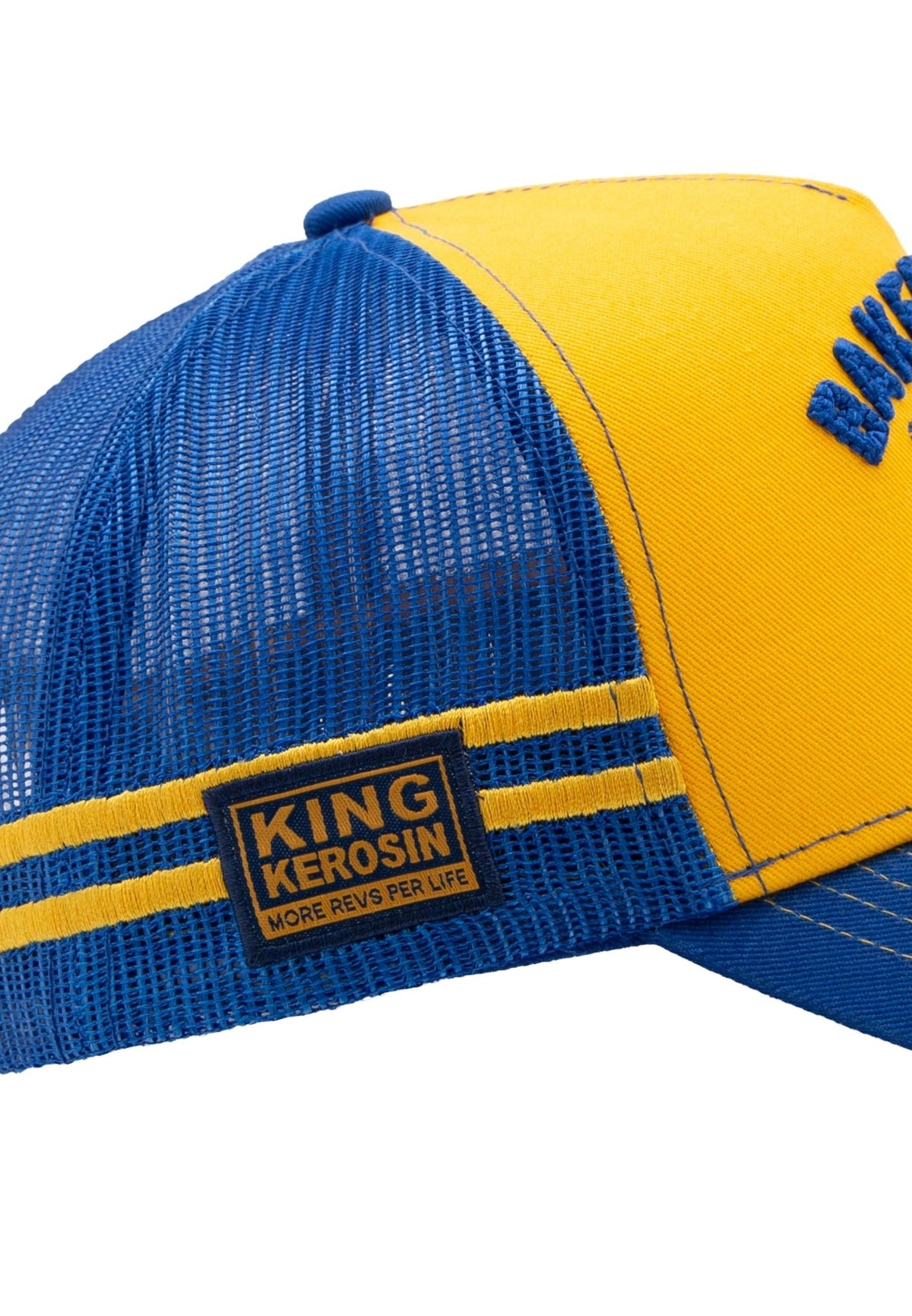 Trucker Cap 'Bakersfield Track Club' in Blau – Trucker Cap von King Kerosin - Ansicht 15